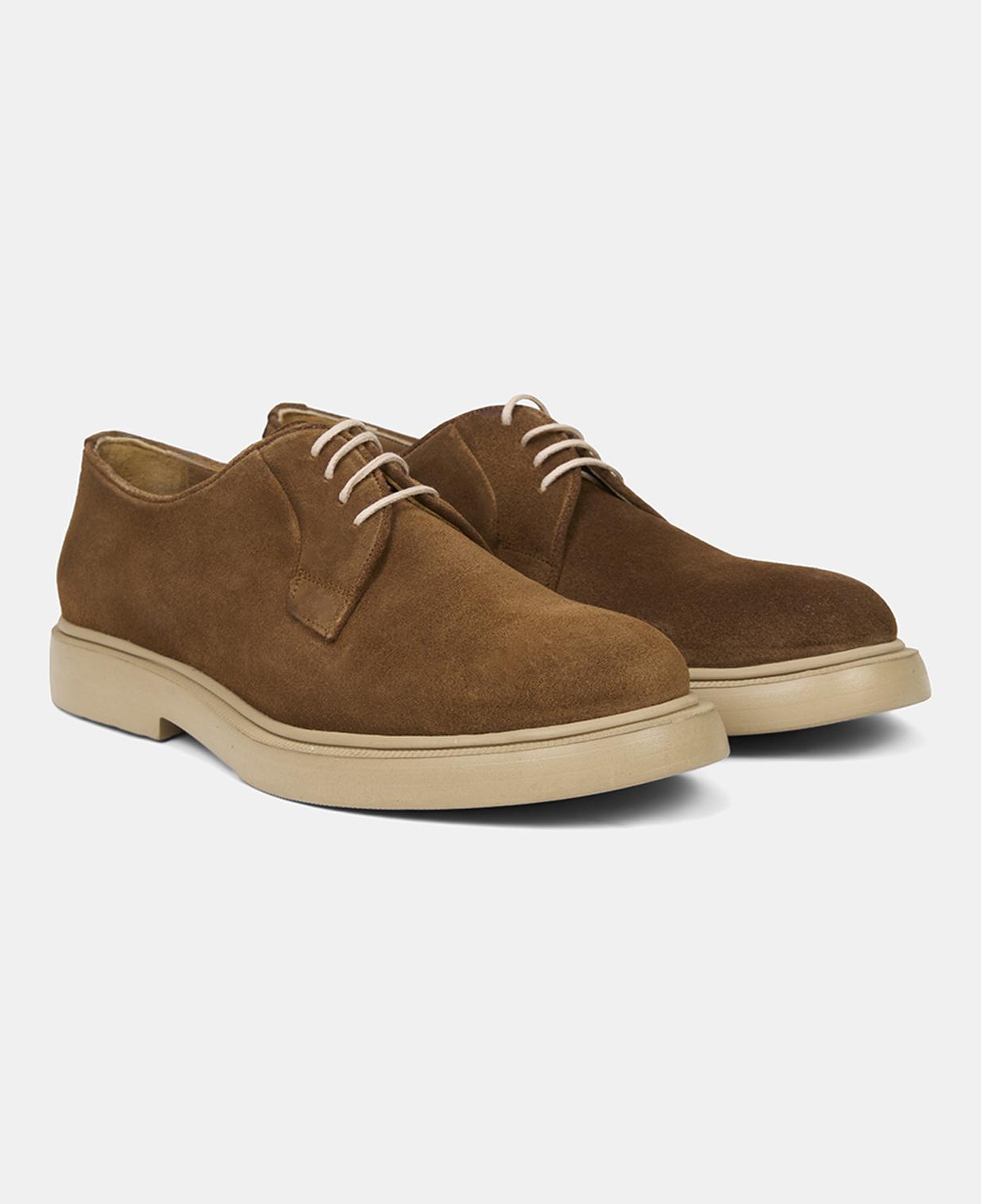 Erkek Taba Bağcıklı Süet Klasik Ayakkabı