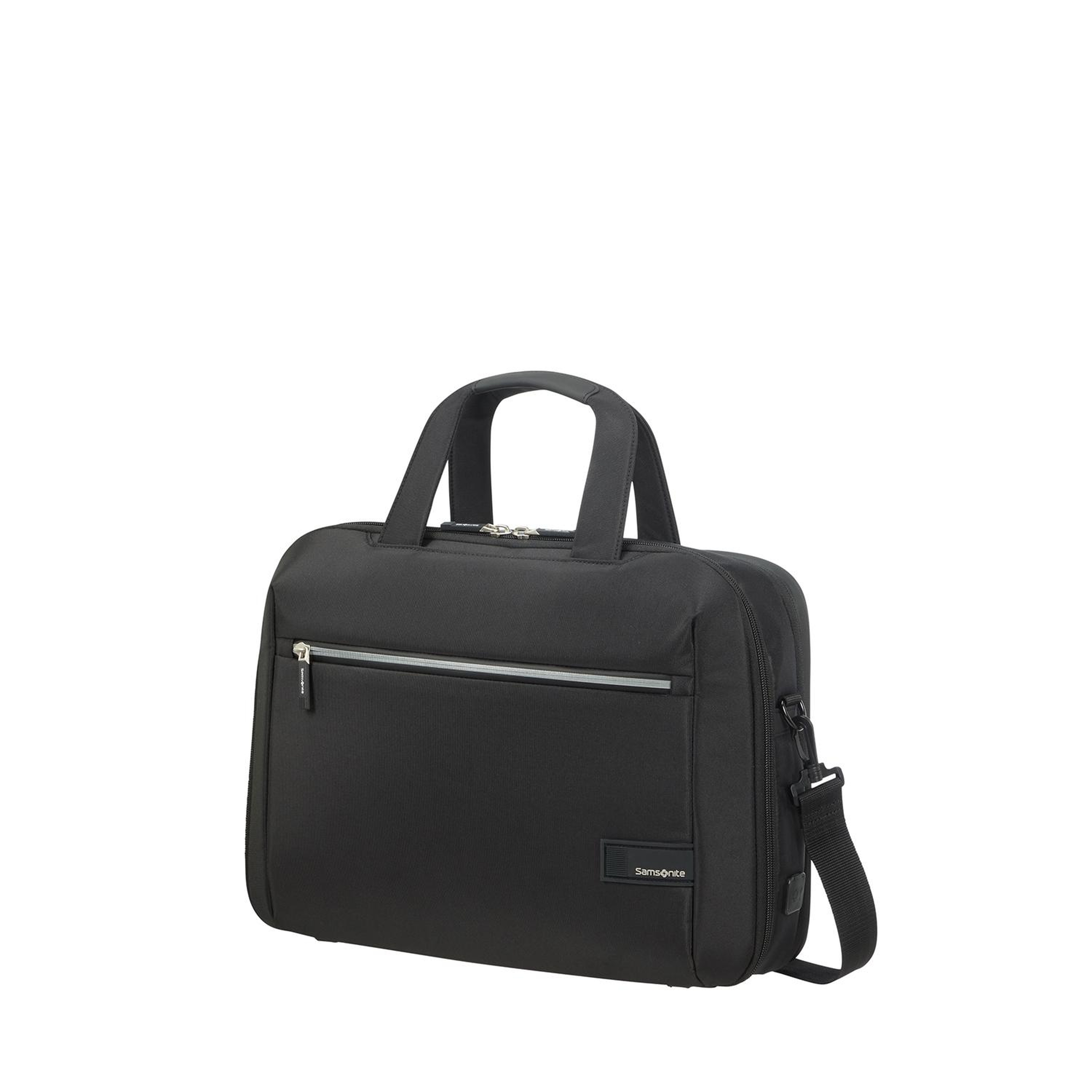 Samsonite Siyah Litepoint - Körüklü Laptop Çantası 15.6"