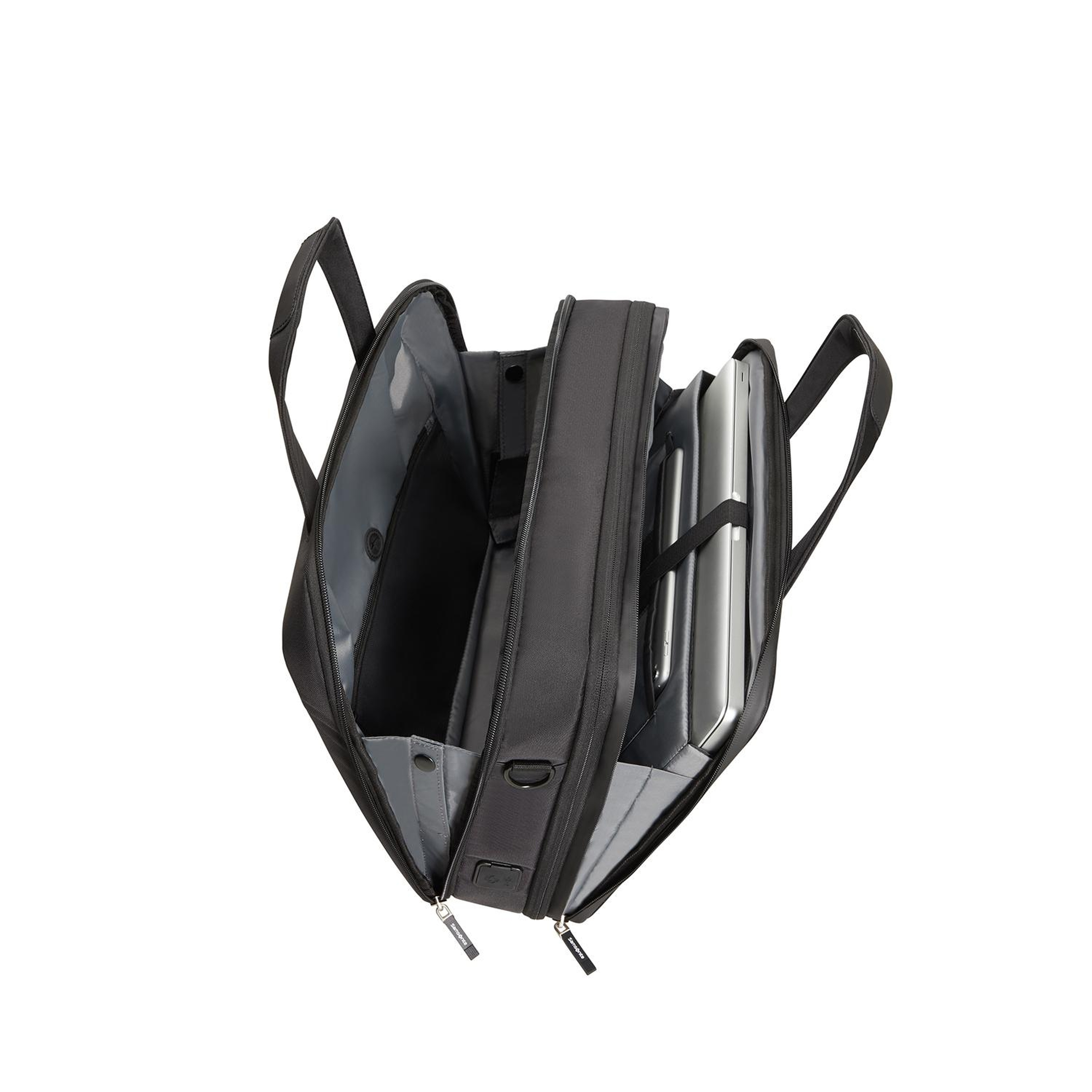 Samsonite Siyah Litepoint - Körüklü Laptop Çantası 15.6"
