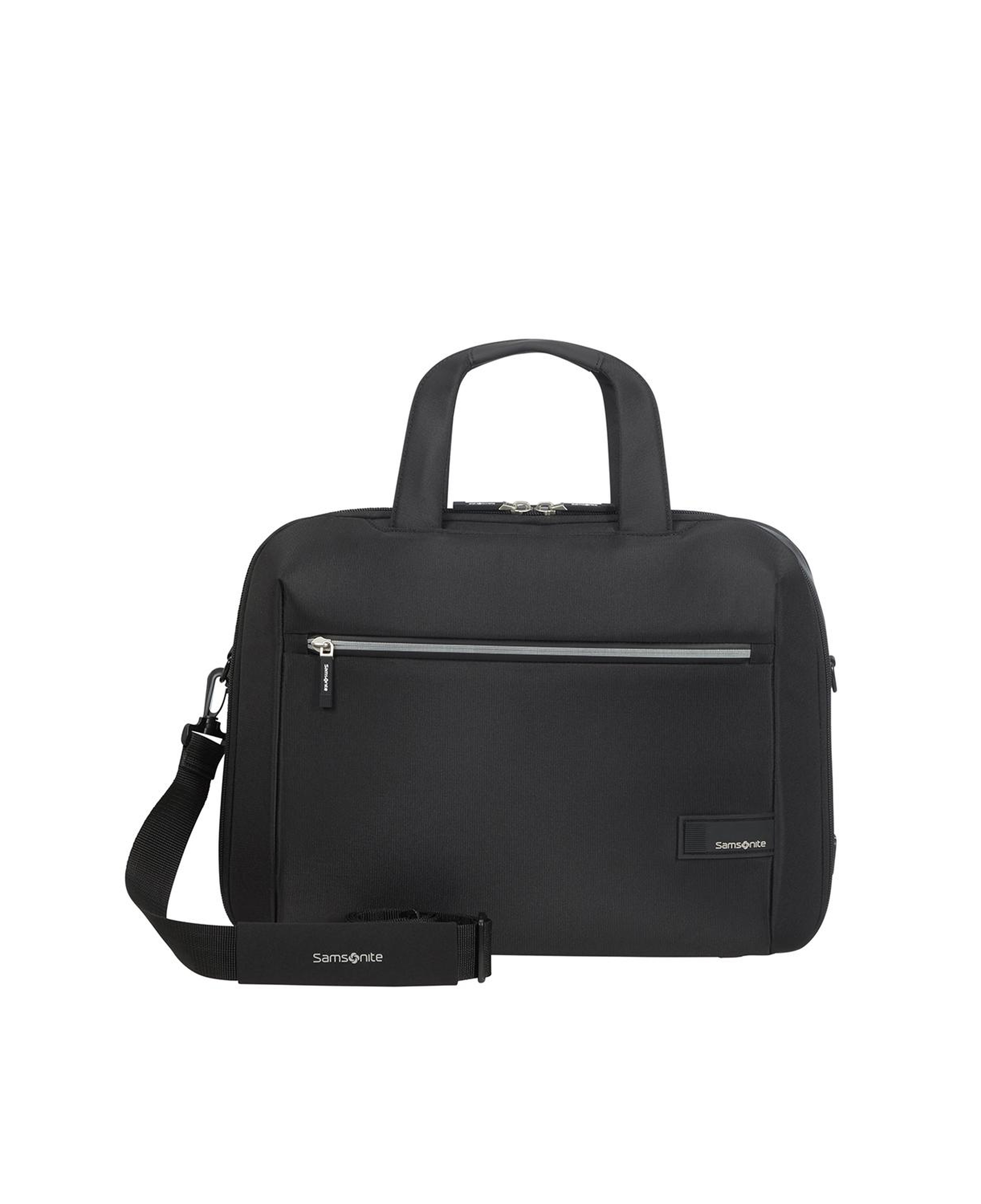 Samsonite Siyah Litepoint - Körüklü Laptop Çantası 15.6"