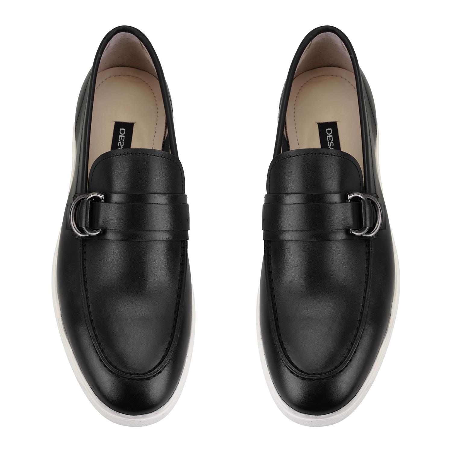 Galvin Siyah Erkek Deri Loafer