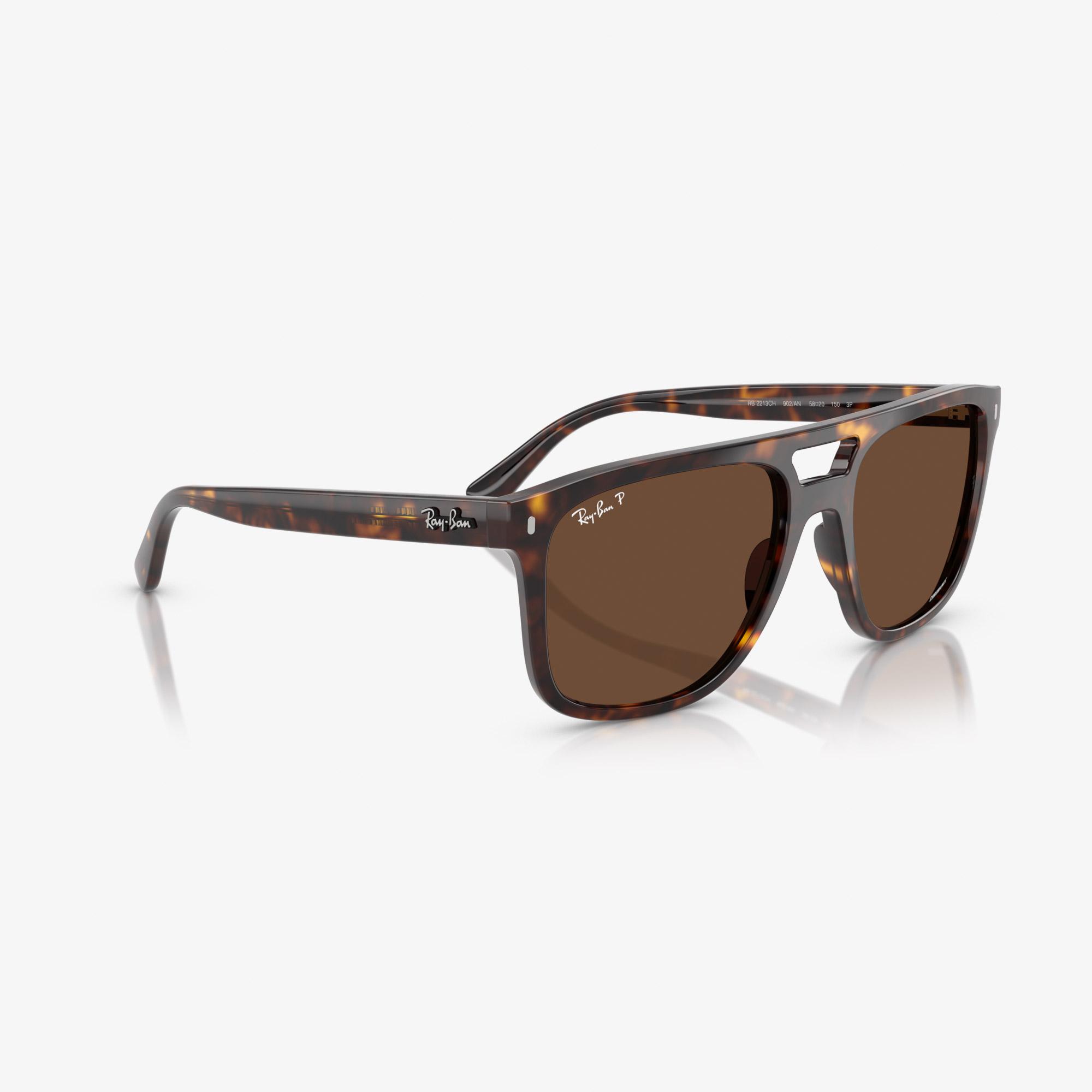Ray-Ban RB2213CH Chromance Unisex Kahverengi Güneş Gözlüğü