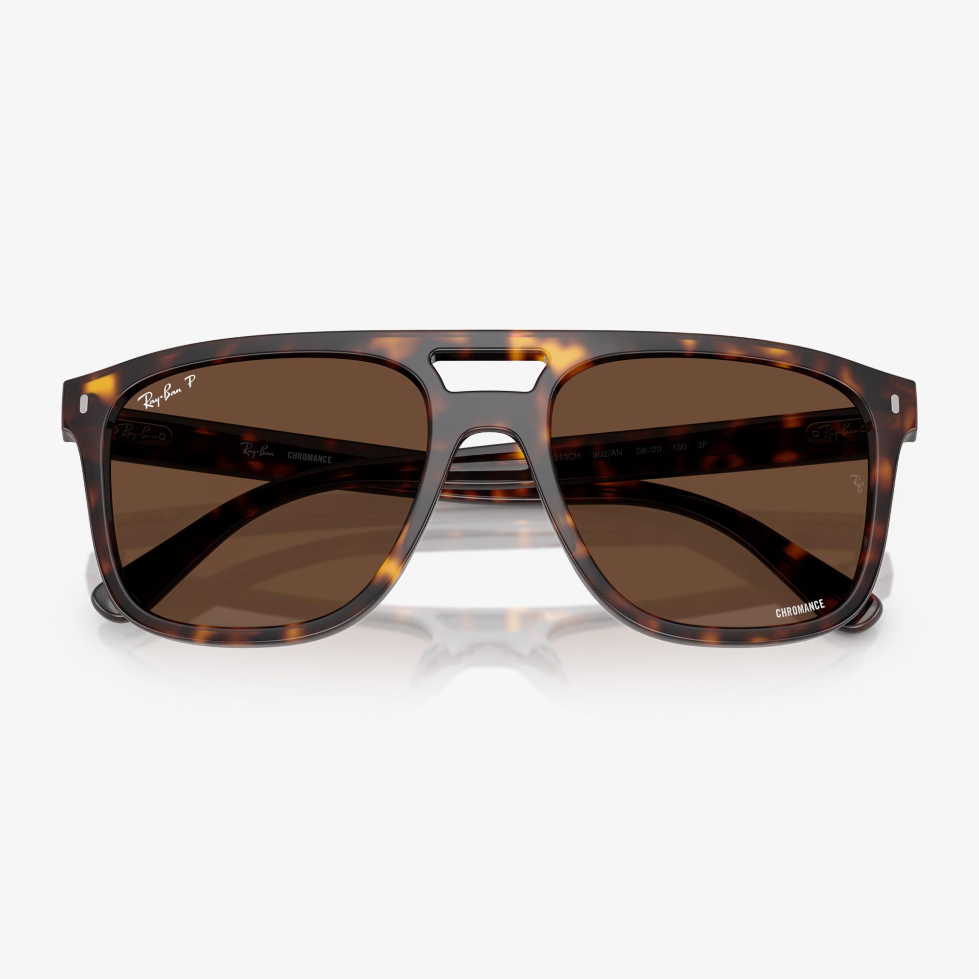 Ray-Ban RB2213CH Chromance Unisex Kahverengi Güneş Gözlüğü