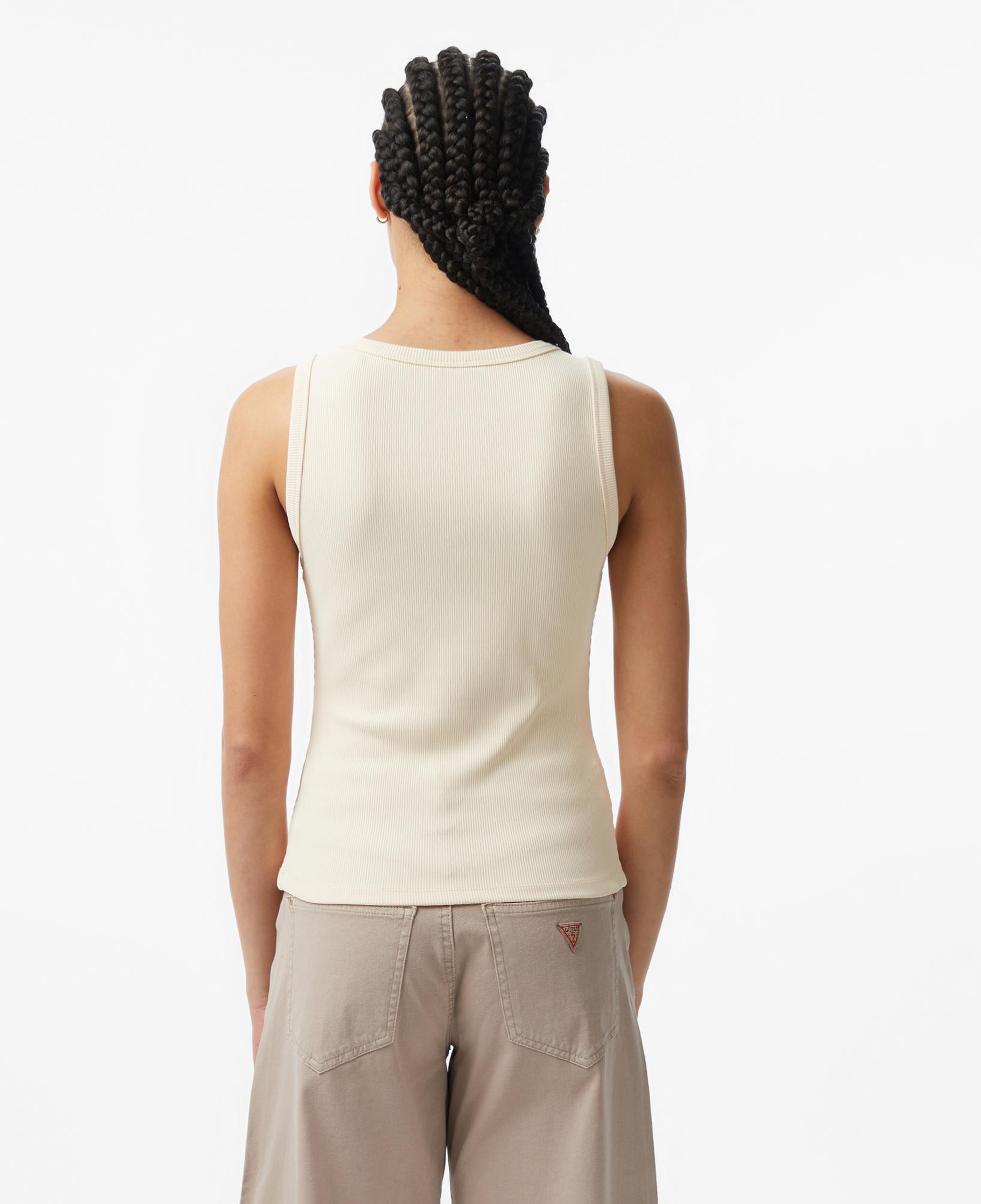 Guess Script Kadın Ekru T-Shirt