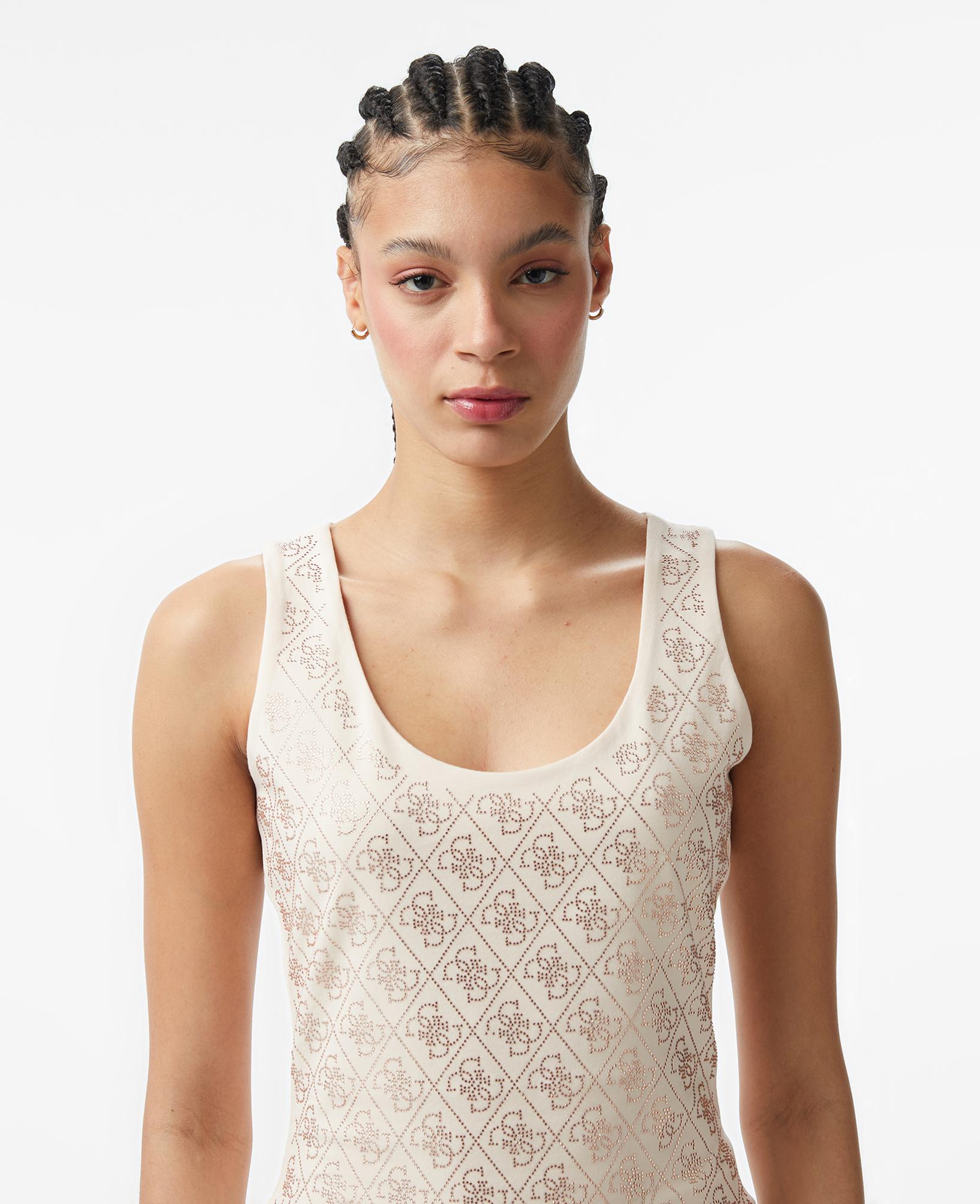 Guess Kadın Ekru T-Shirt