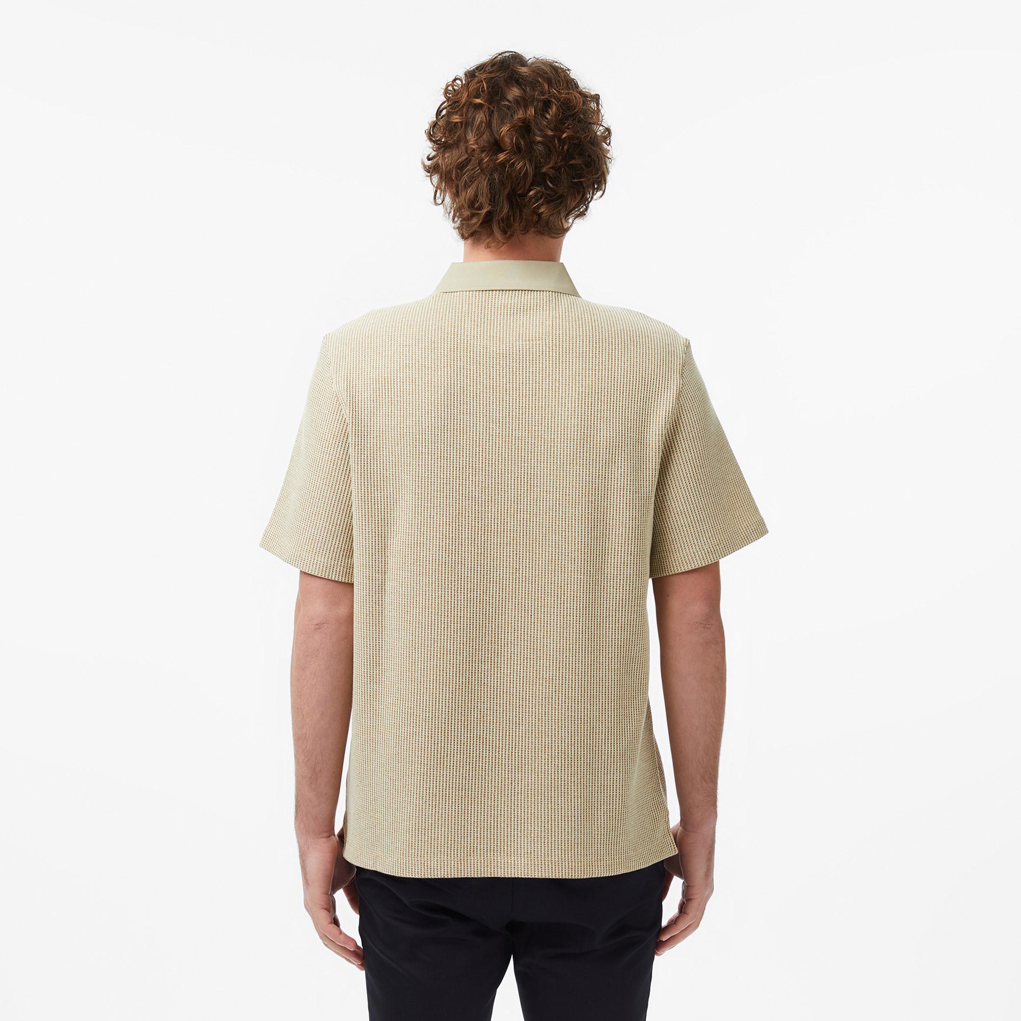 Guess Waffle Erkek Bej T-Shirt