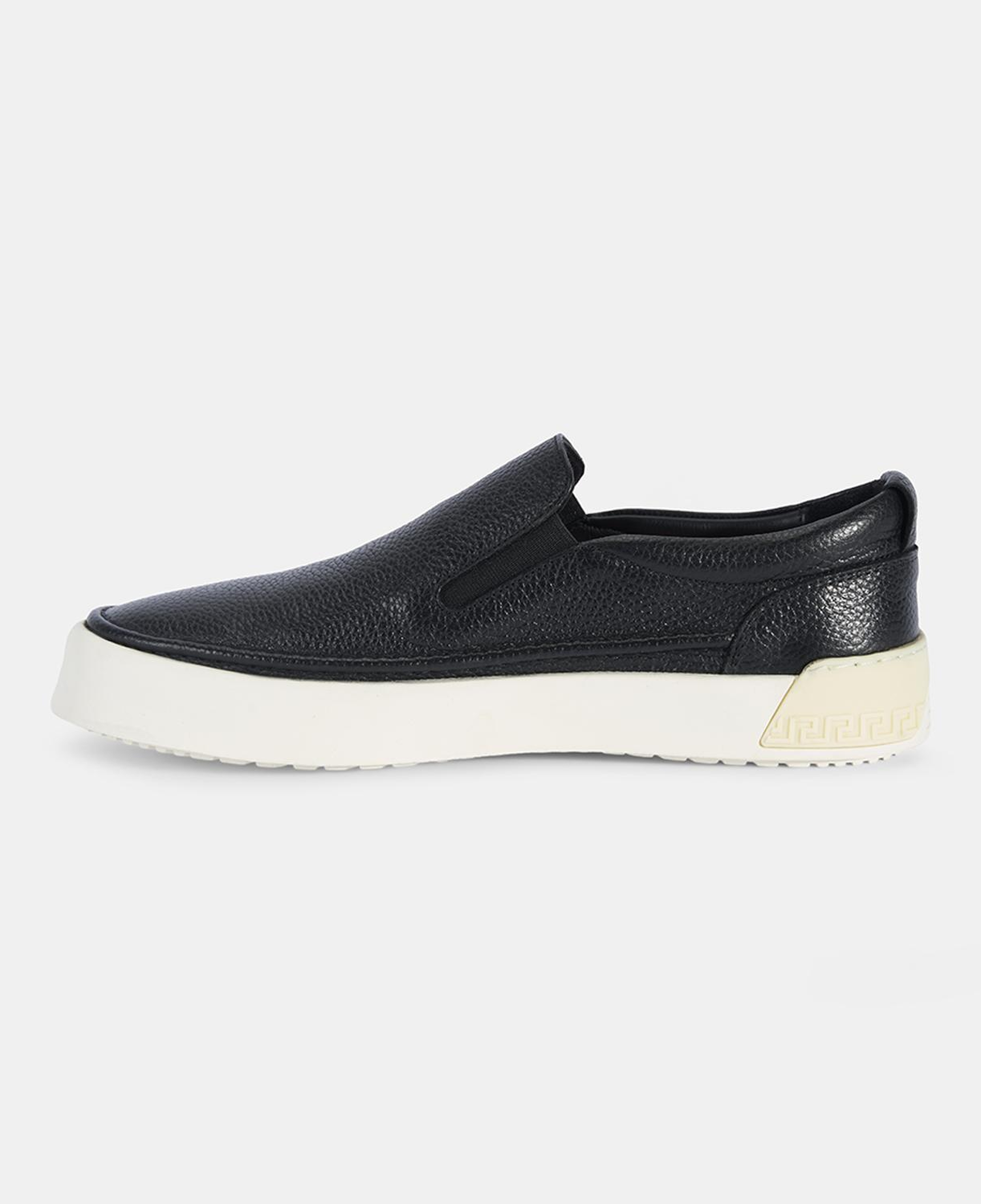 Erkek Siyah Slip-On Deri Loafer