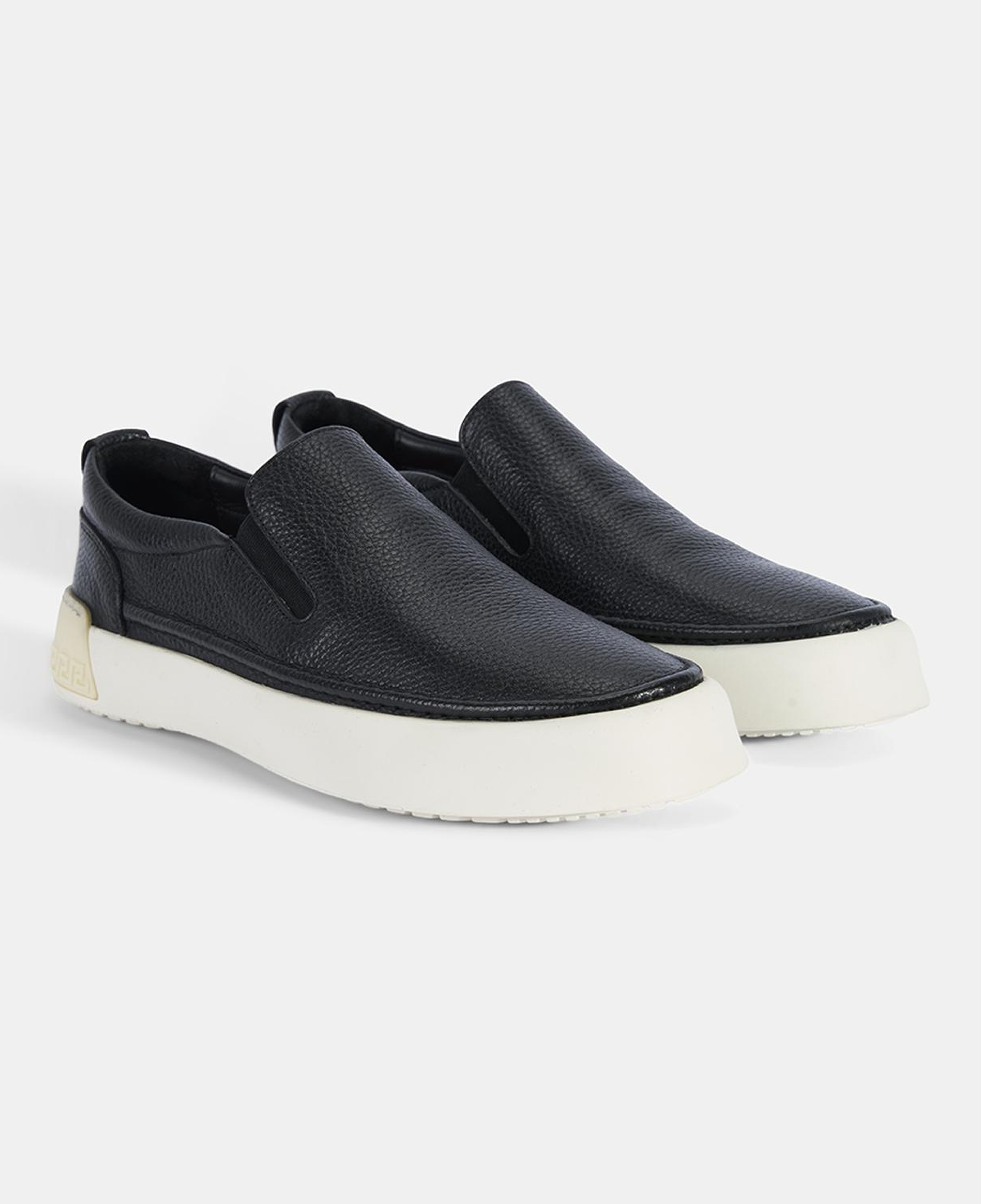 Erkek Siyah Slip-On Deri Loafer