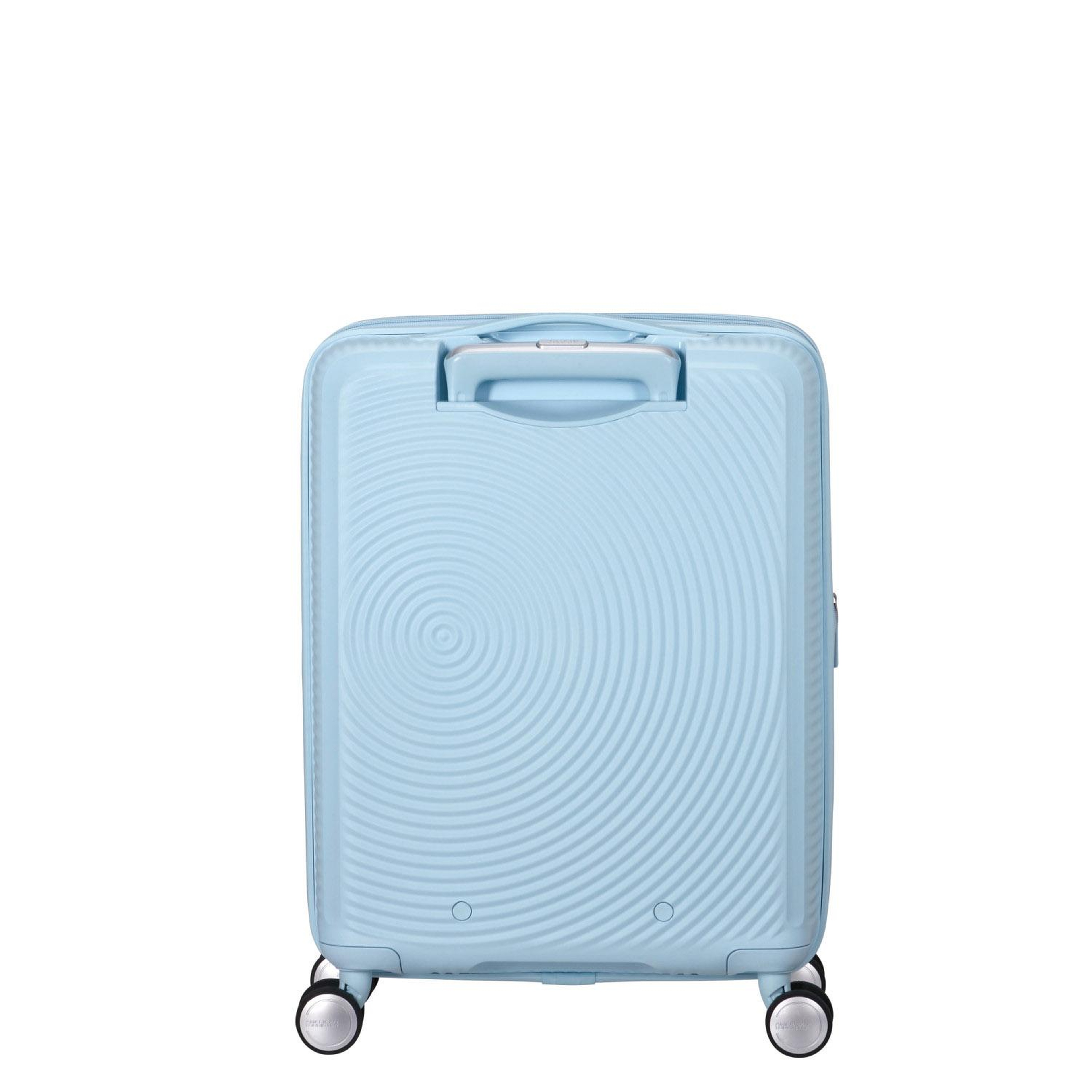 American Tourister Açık Mavi Soundbox - Körüklü 55/20 Kabin Boy Sert Valiz