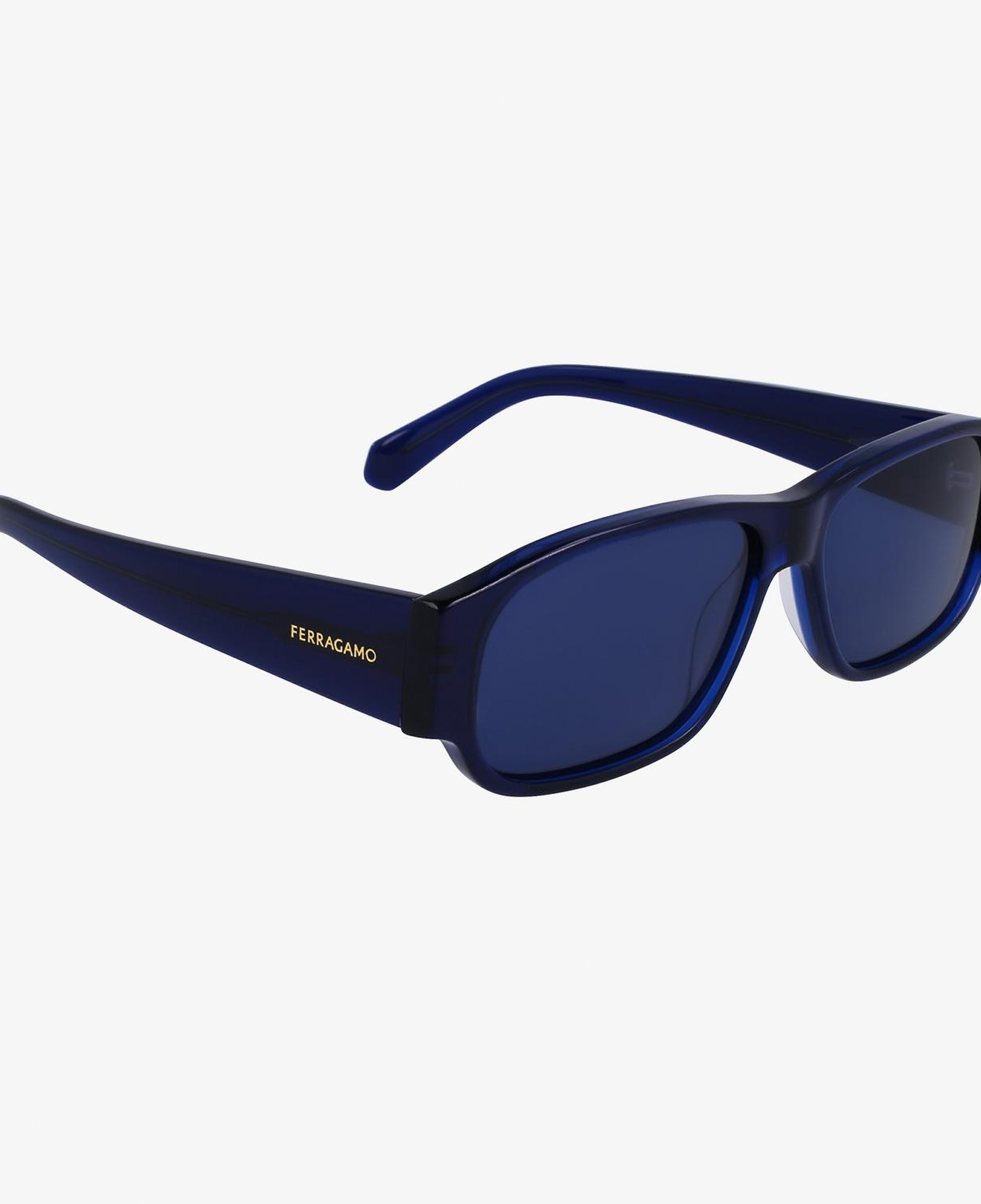 Salvatore Ferragamo Erkek Mavi Gözlük