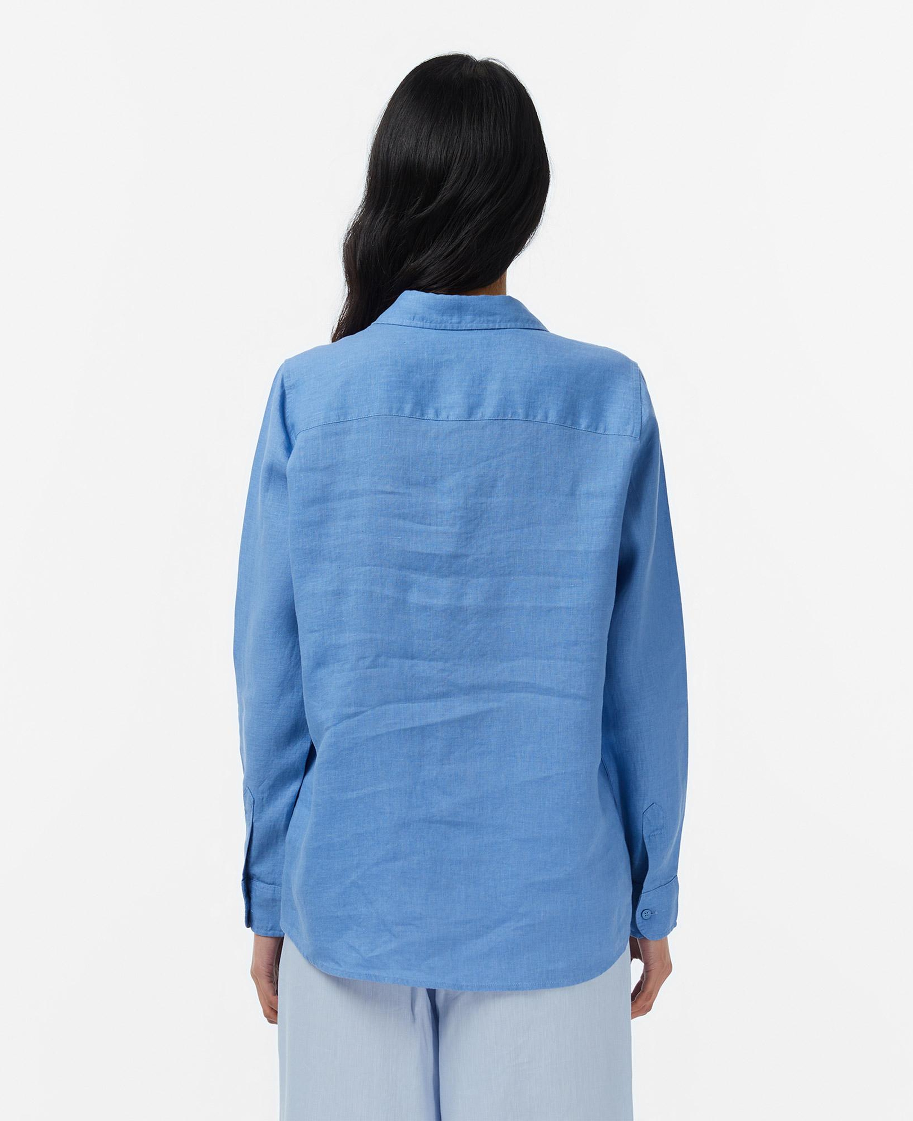 Lacoste Kadın Relaxed Fit Mavi Gömlek