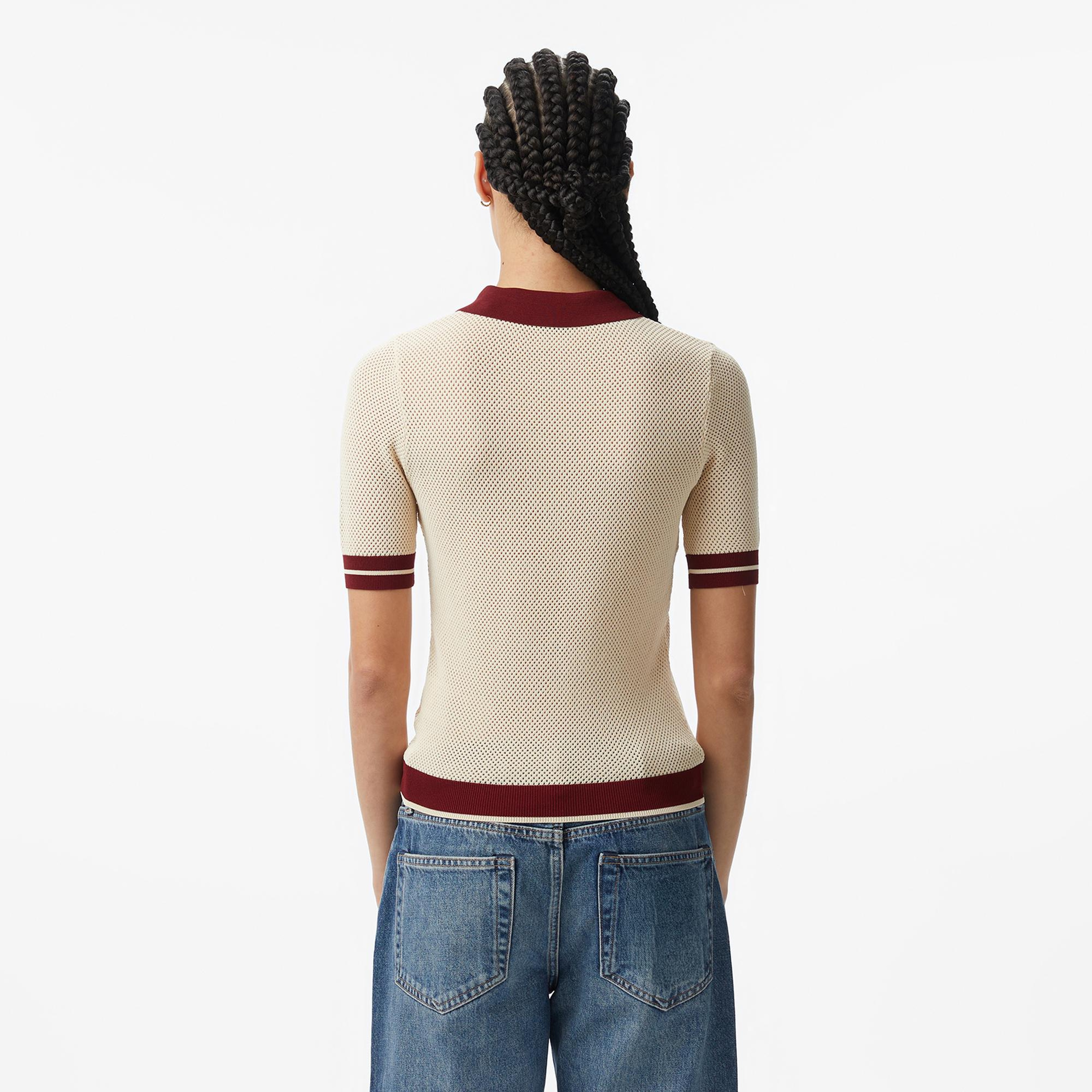 Guess Gabry Aktif Kadın Krem Triko