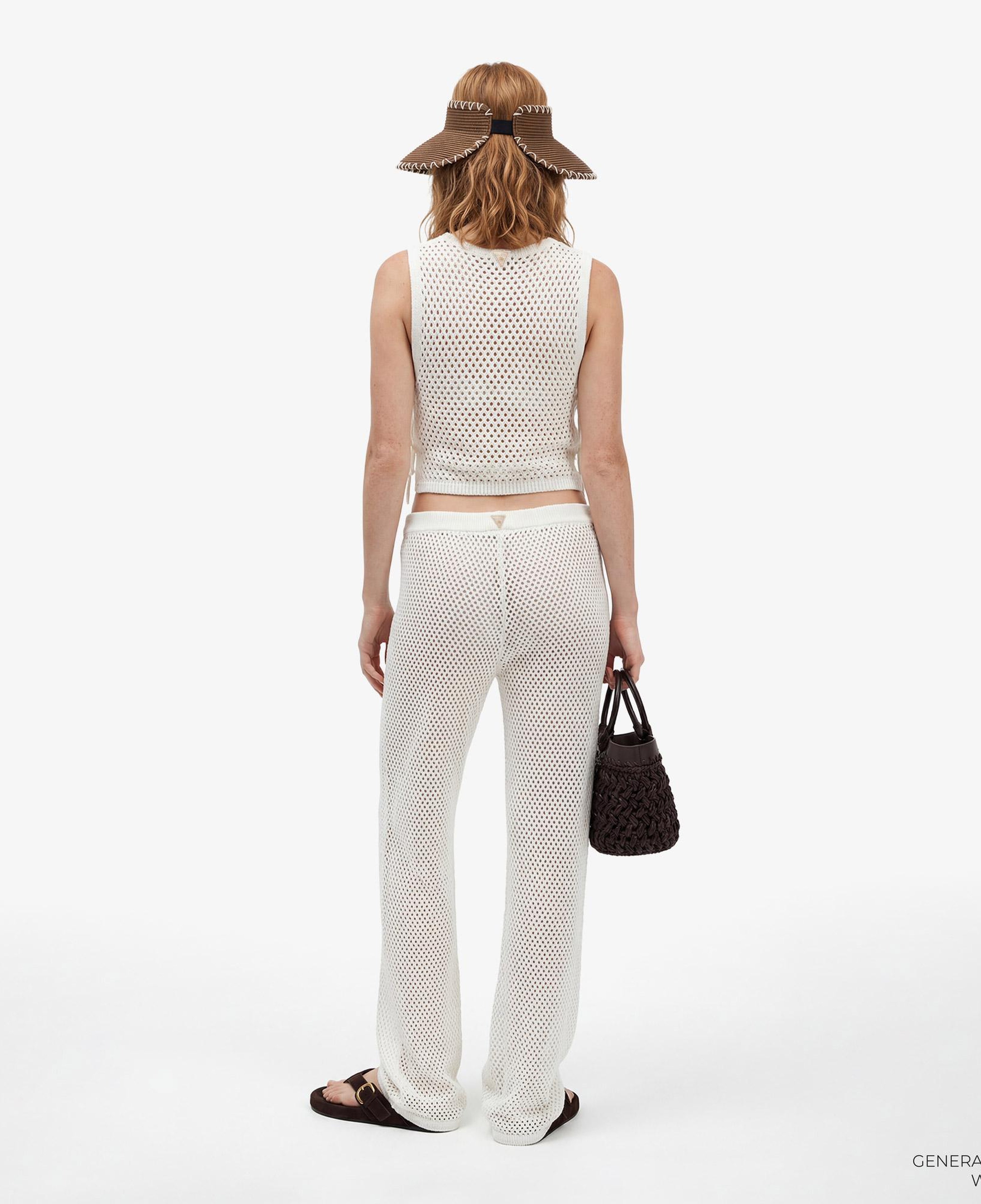 Guess Luna Palazzo Fit Kadın Bej Pantolon
