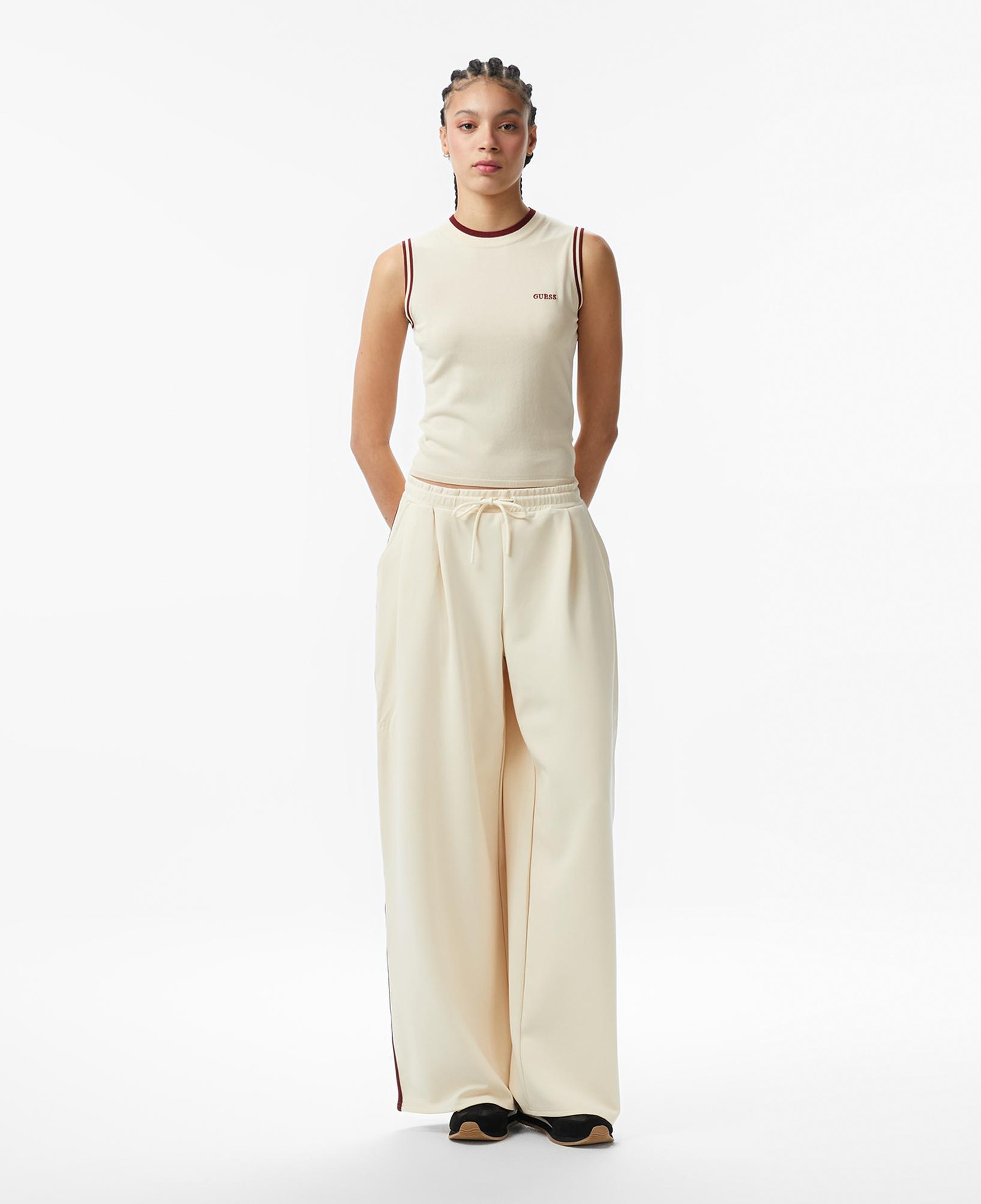 Guess Gabry Aktif Kadın Krem Sweatshirt