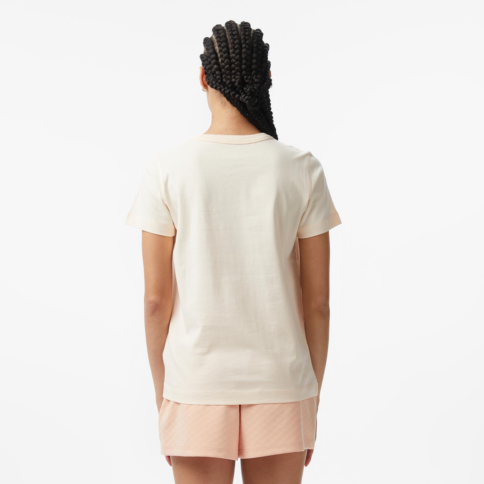 Guess Boxy Fit Kadın Ekru T-Shirt