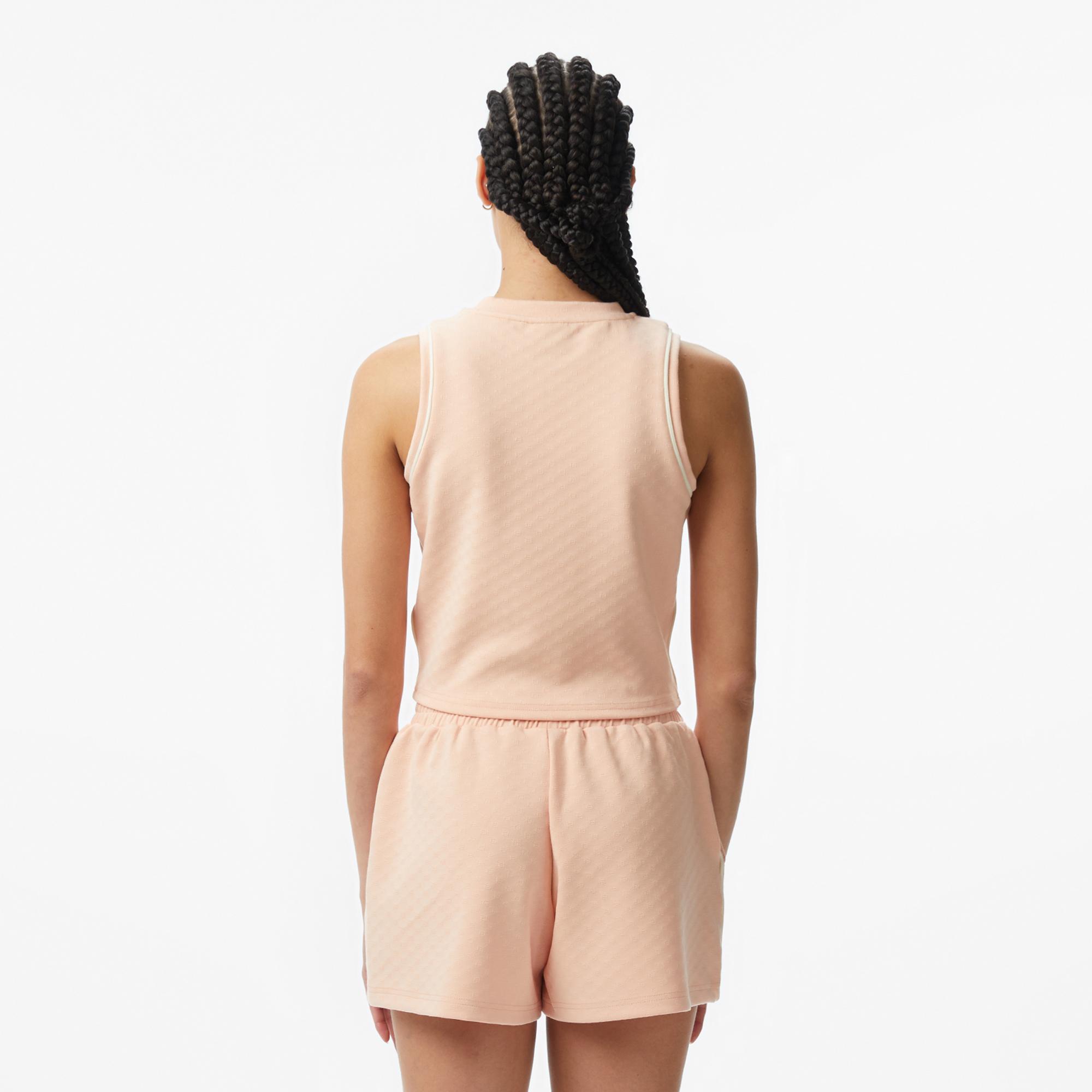 Guess Clara Aktif Kadın Pudra Pembe T-Shirt