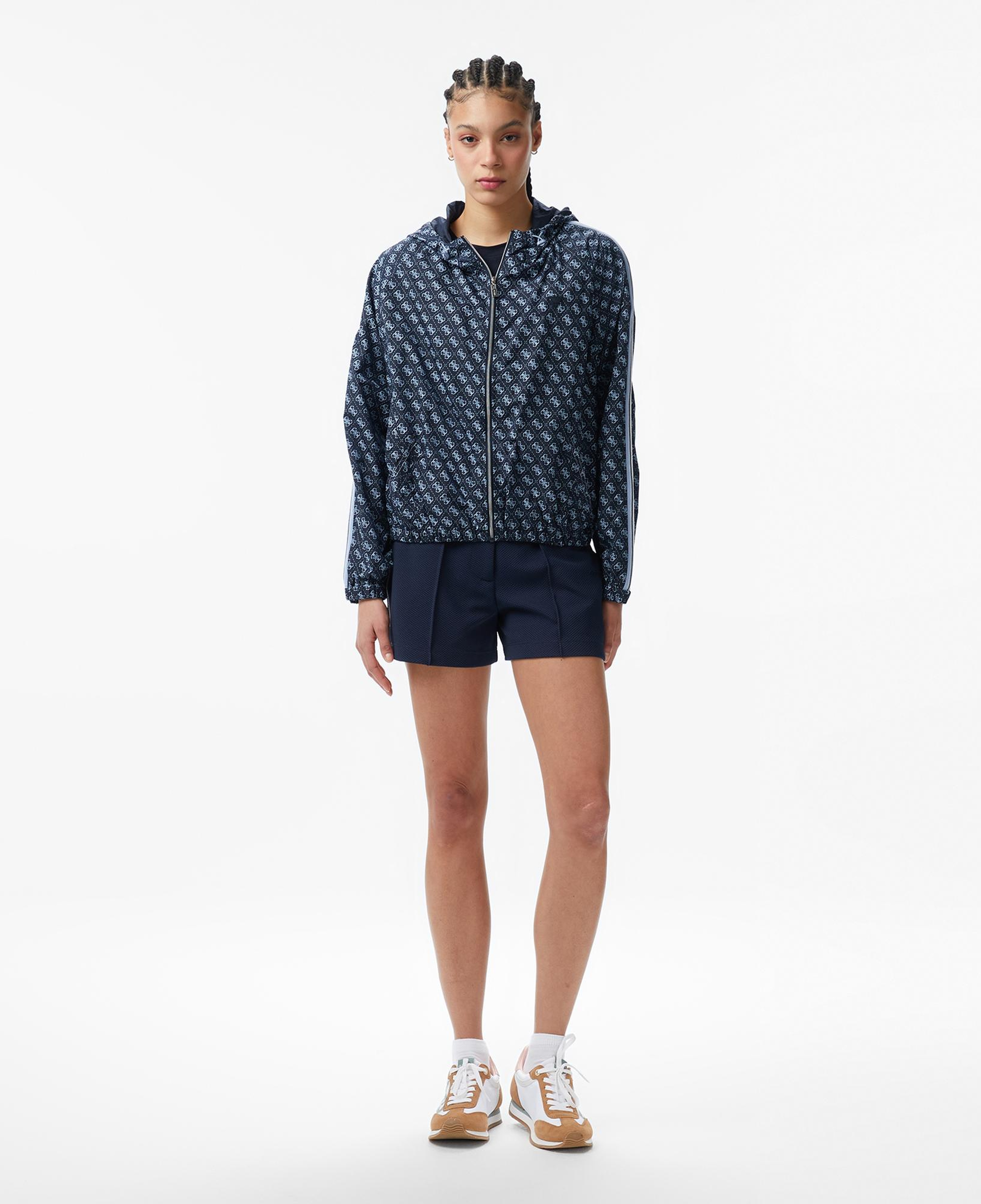 Guess Nikla Aktif Kadın Lacivert Ceket