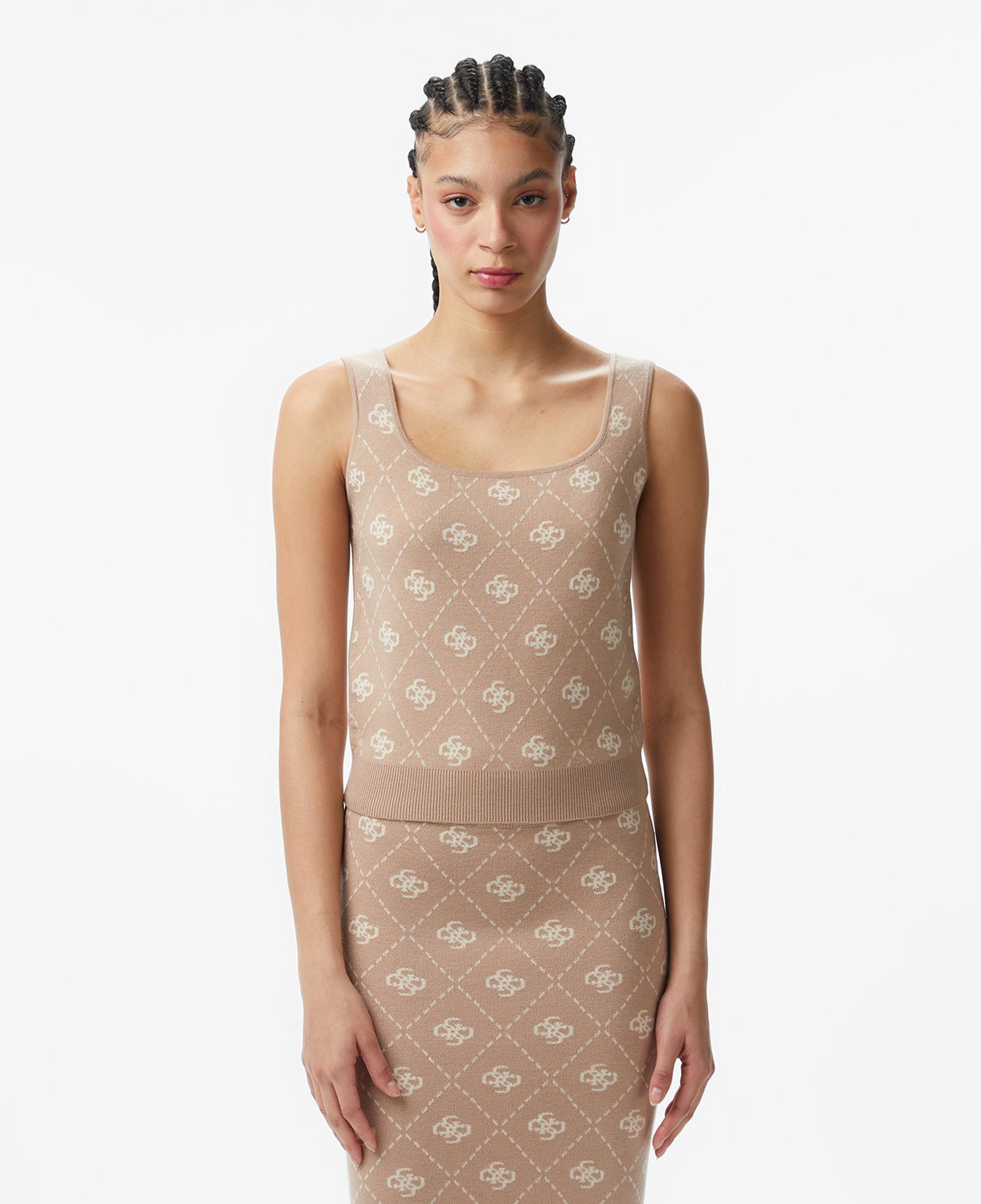 Guess Sarah Yün Karışımlı Kadın Krem Triko