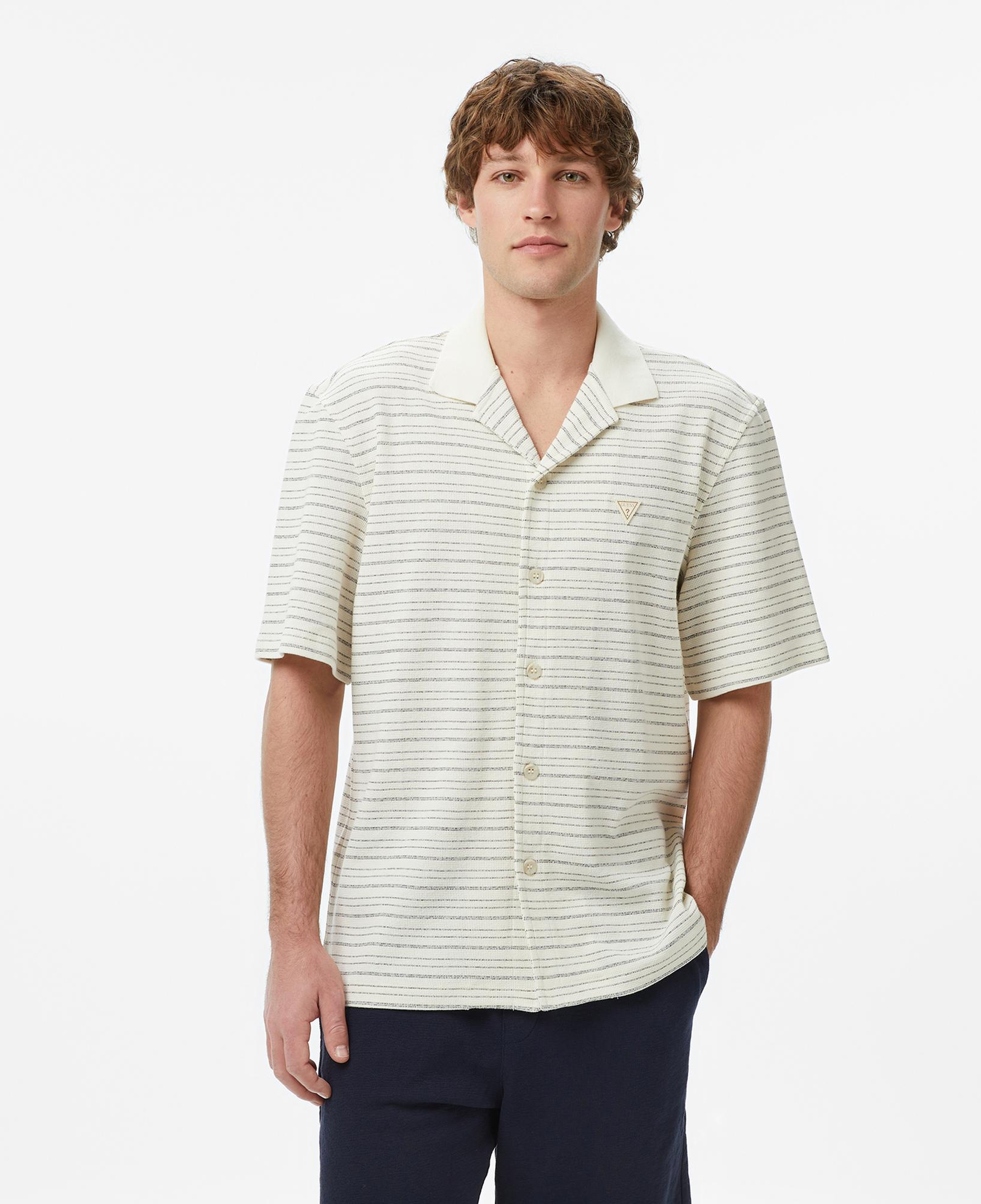 Guess Bowling Erkek Krem T-Shirt