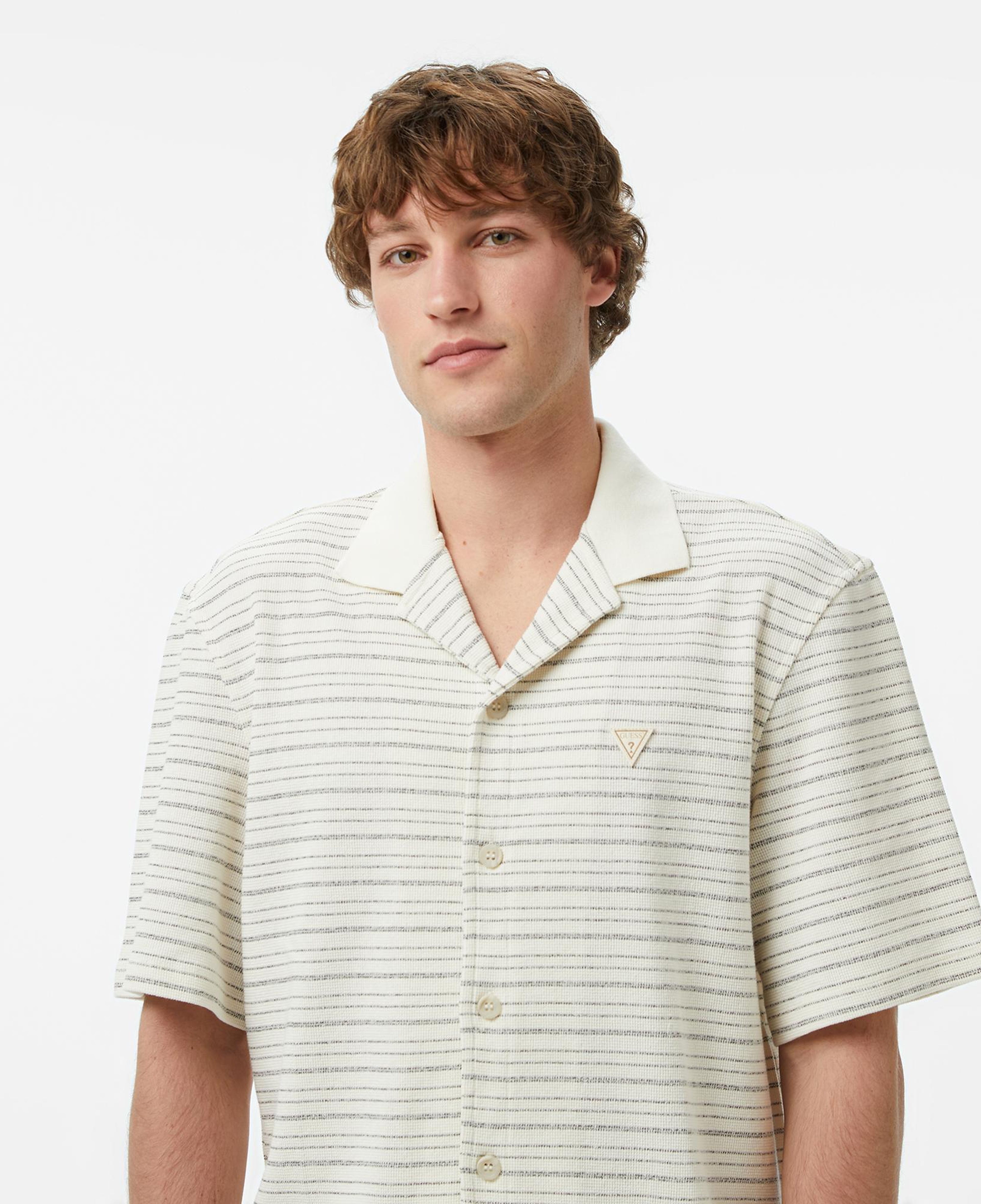 Guess Bowling Erkek Krem T-Shirt