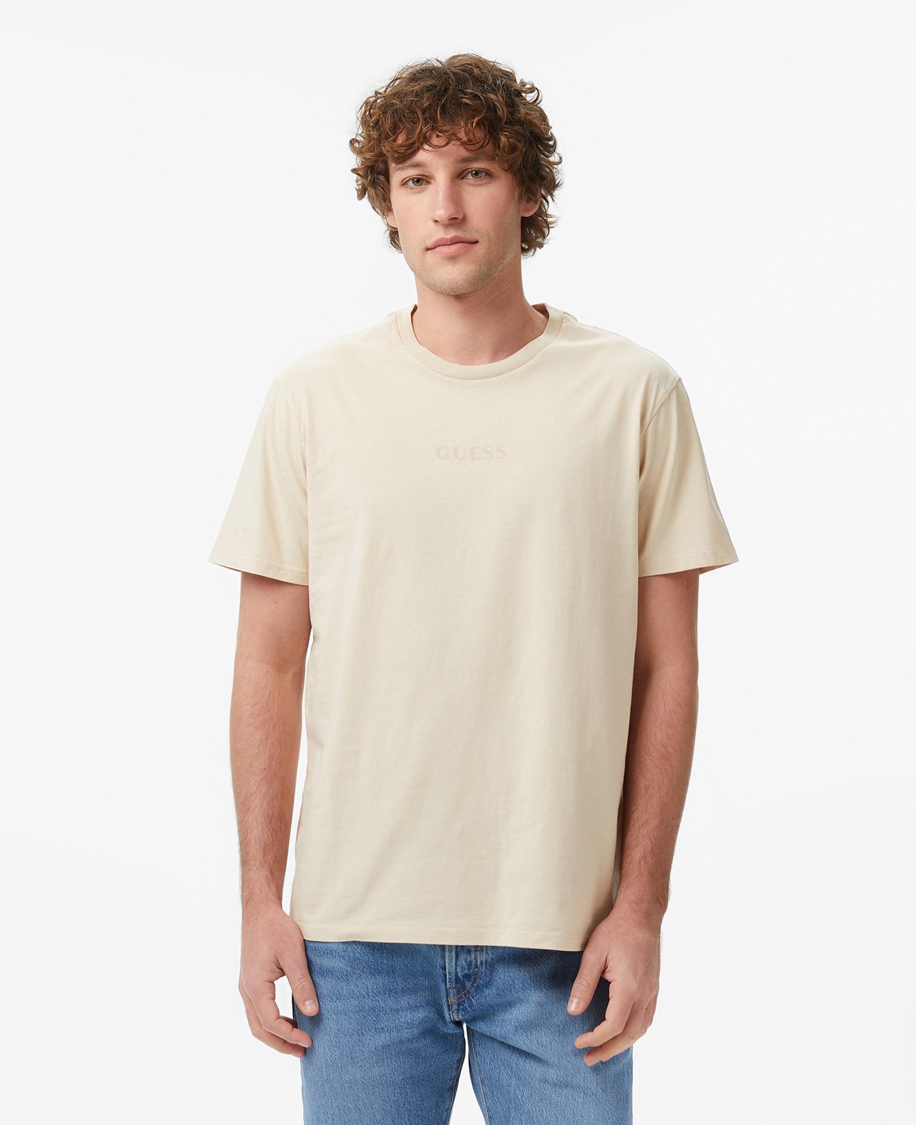 Guess Regular Fit Erkek Krem T-Shirt