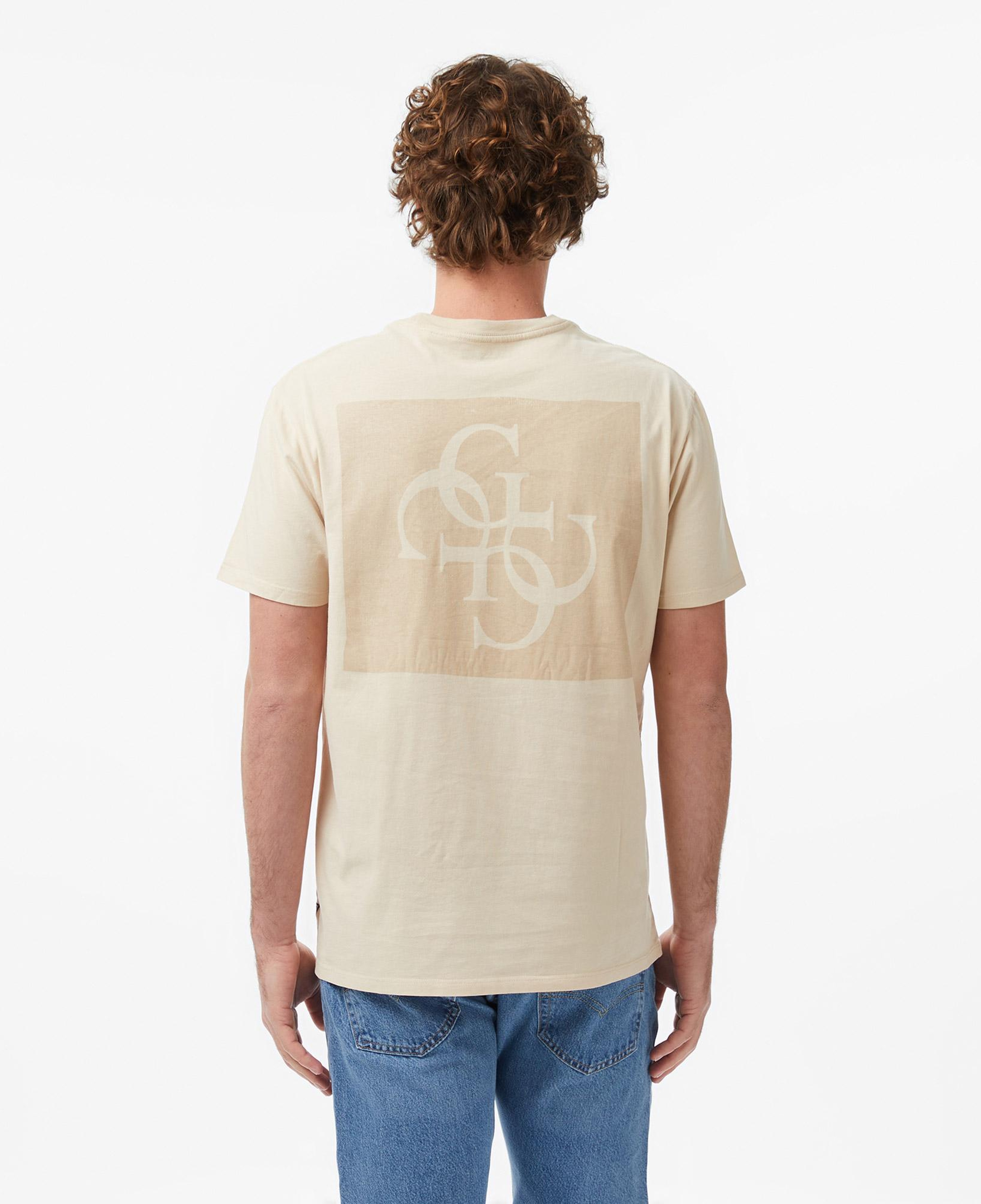 Guess Regular Fit Erkek Krem T-Shirt