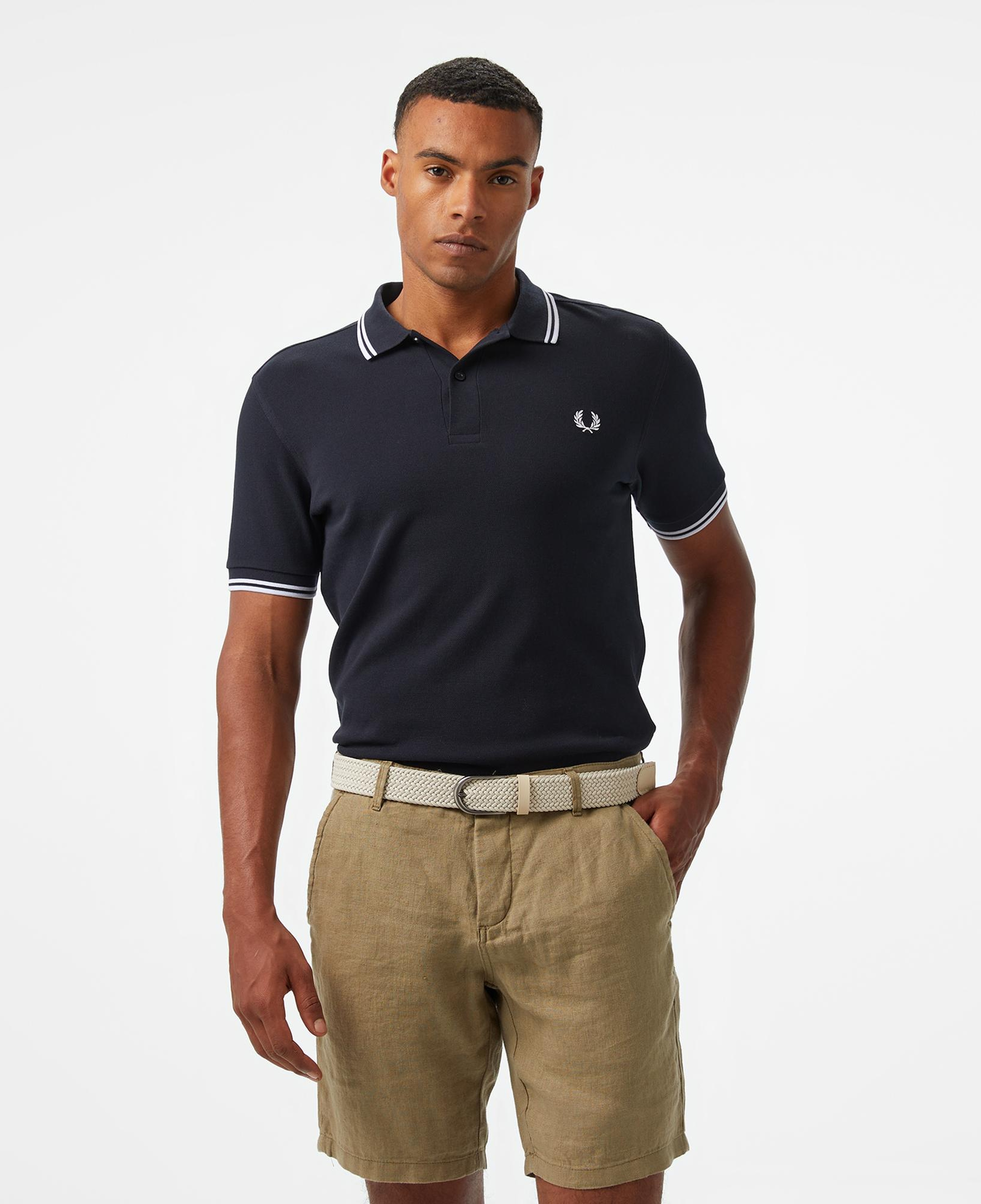 Fred Perry Twin Tipped Erkek Lacivert T-Shirt