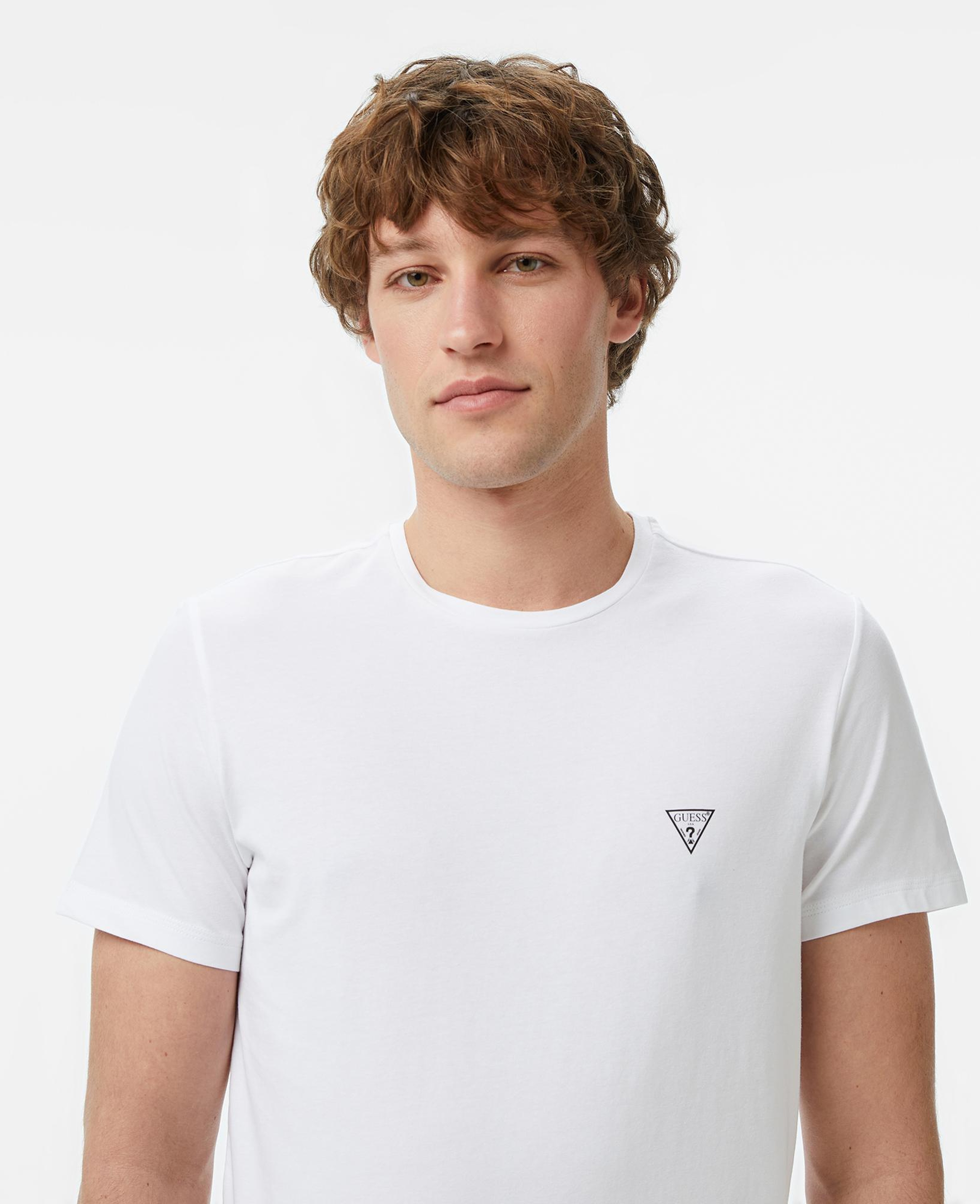 Guess Caleb Erkek Beyaz 2'Li Atlet