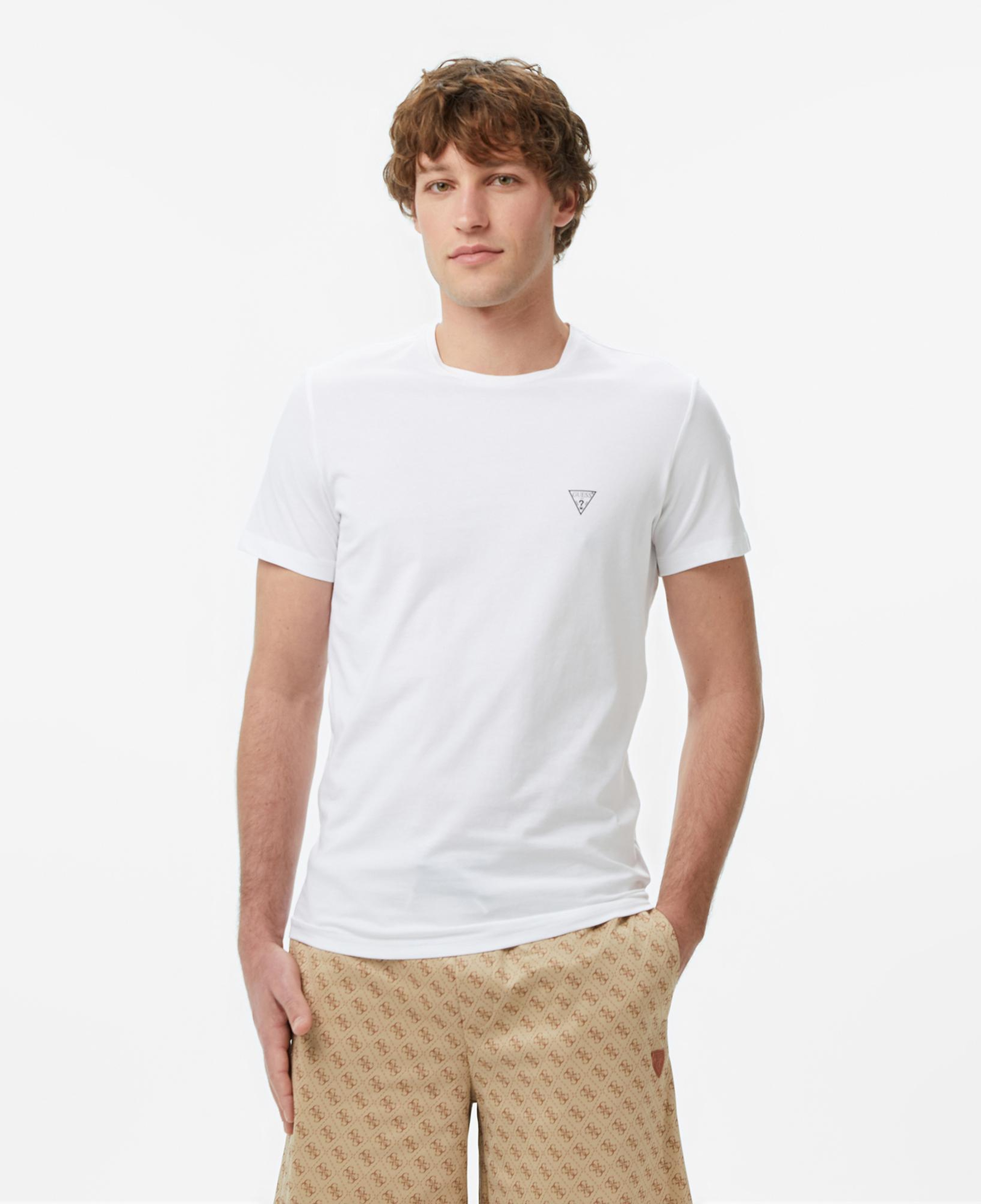 Guess Caleb Erkek Beyaz 2'Li Atlet