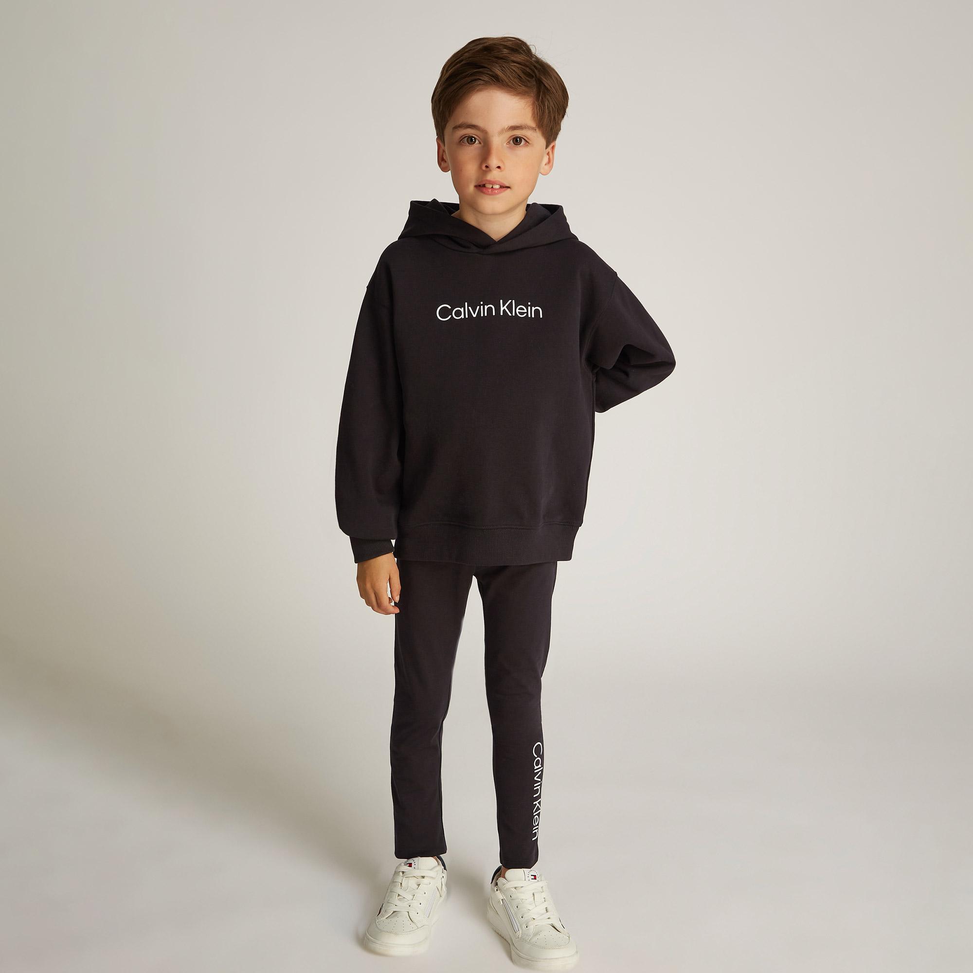 Calvin Klein Relax Legging Set Çocuk Siyah Eşofman Takımı