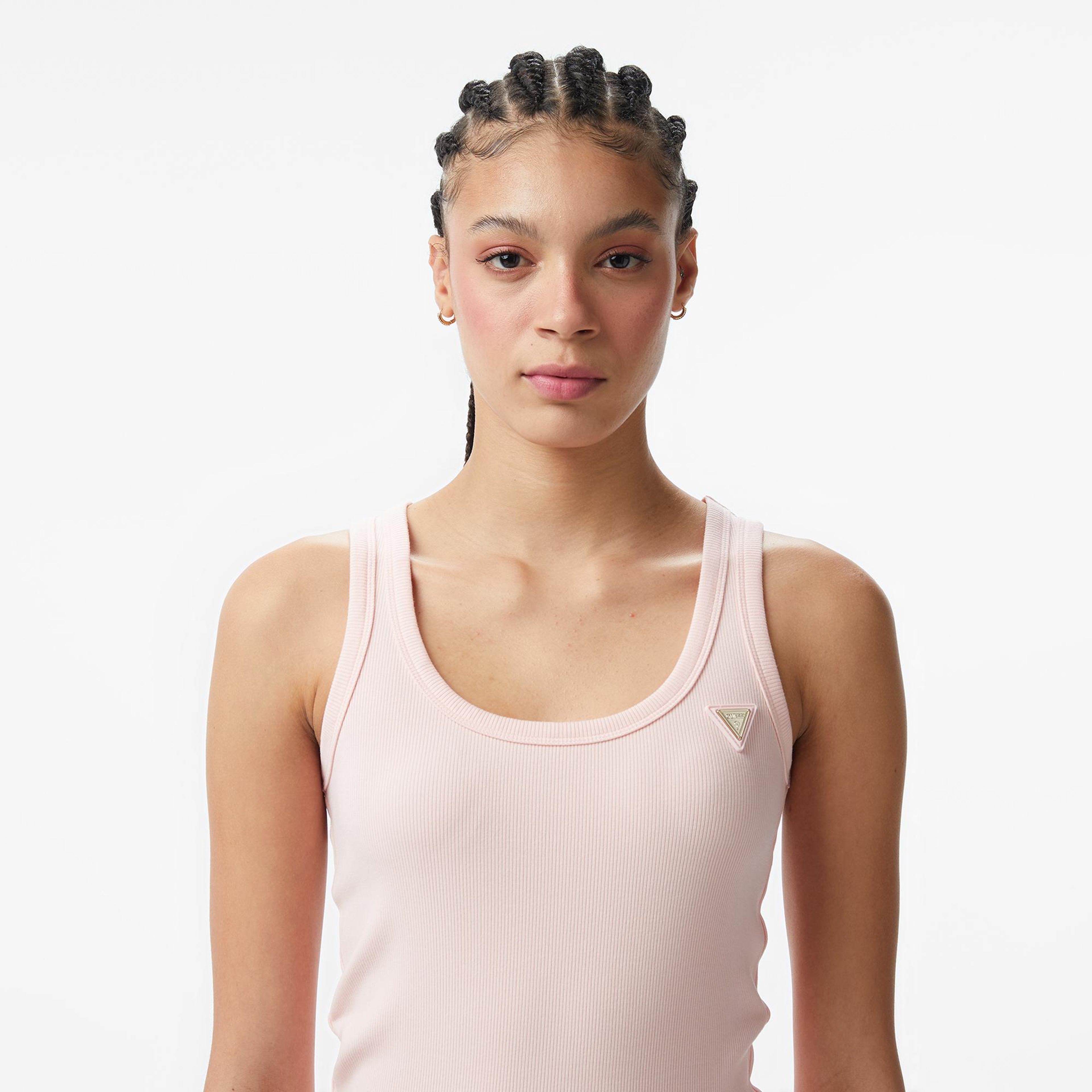 Guess Colette Aktif Kadın Pembe T-Shirt