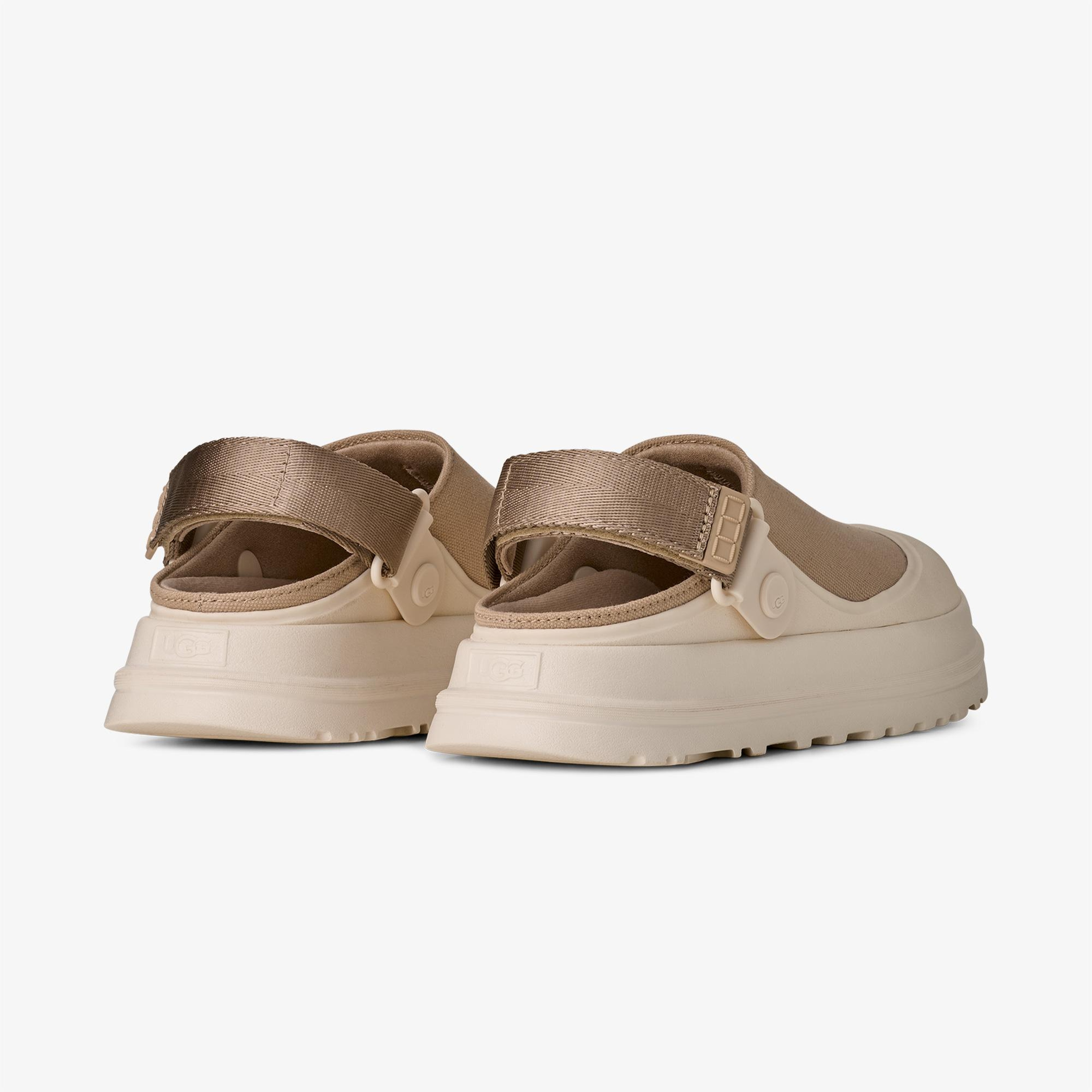 UGG Goldenglow Canvas Clog Kadın Kum Beji Terlik