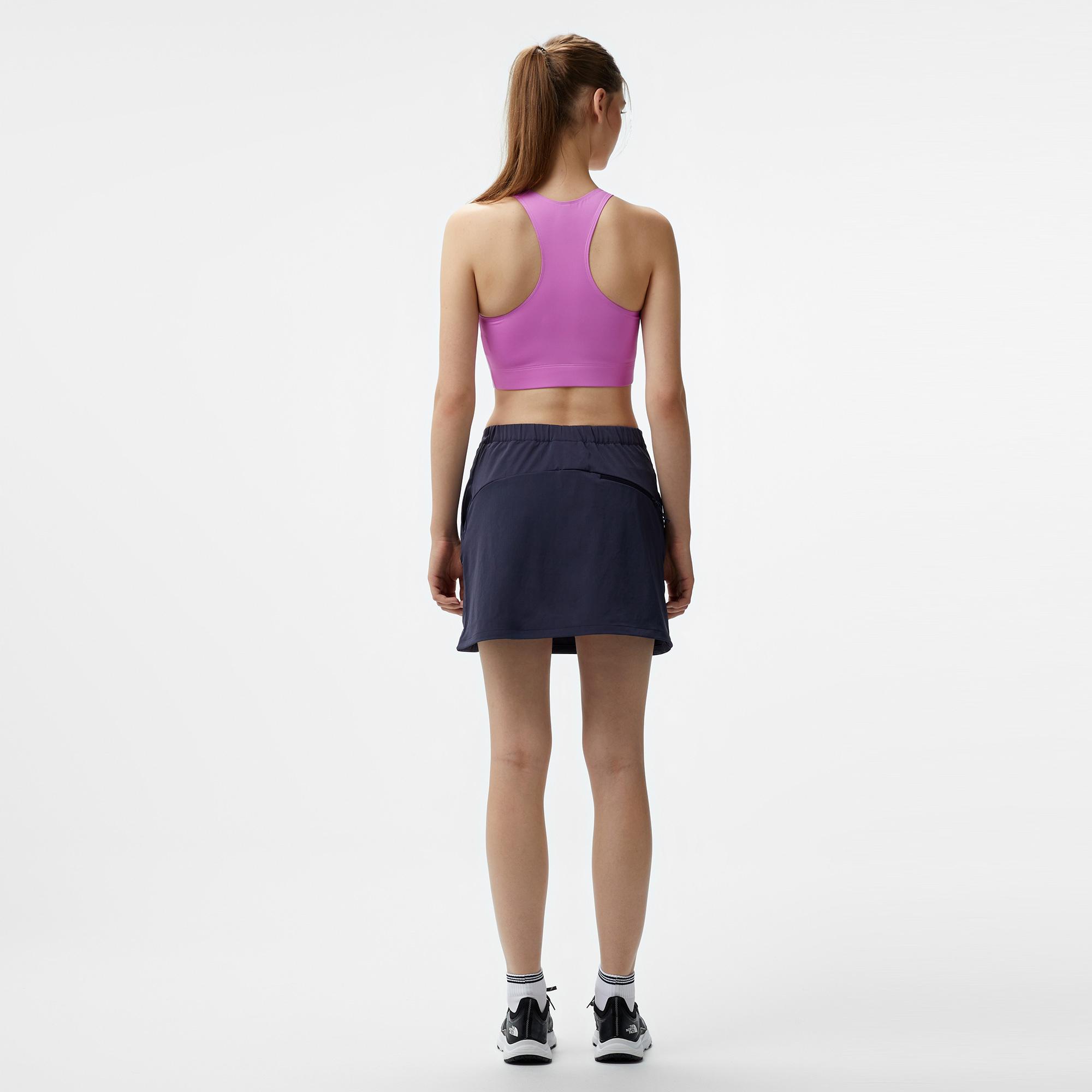 Jack Wolfskin Hiking Alpine Skort Kadın Gri Etek