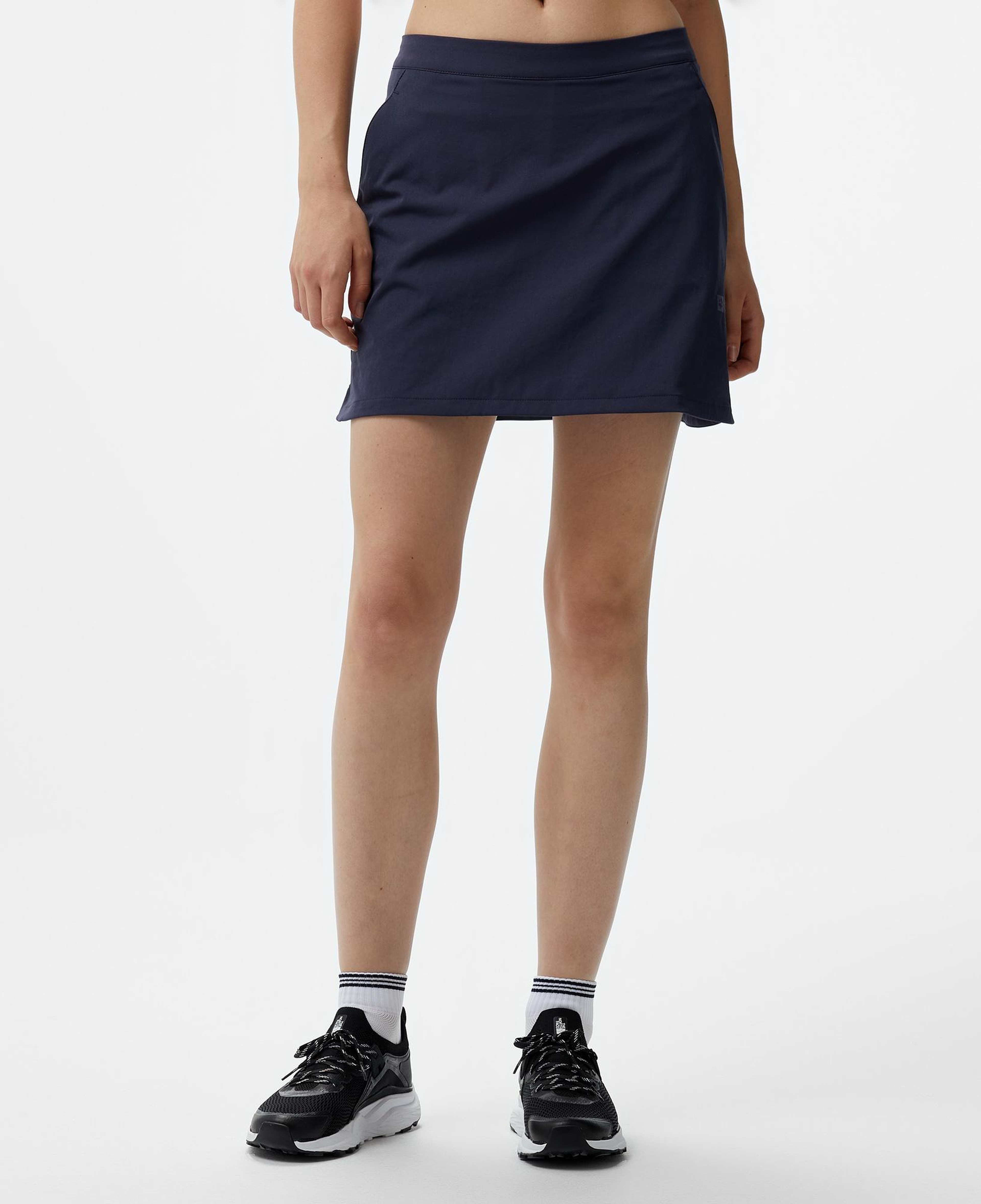 Jack Wolfskin Hiking Alpine Skort Kadın Gri Etek