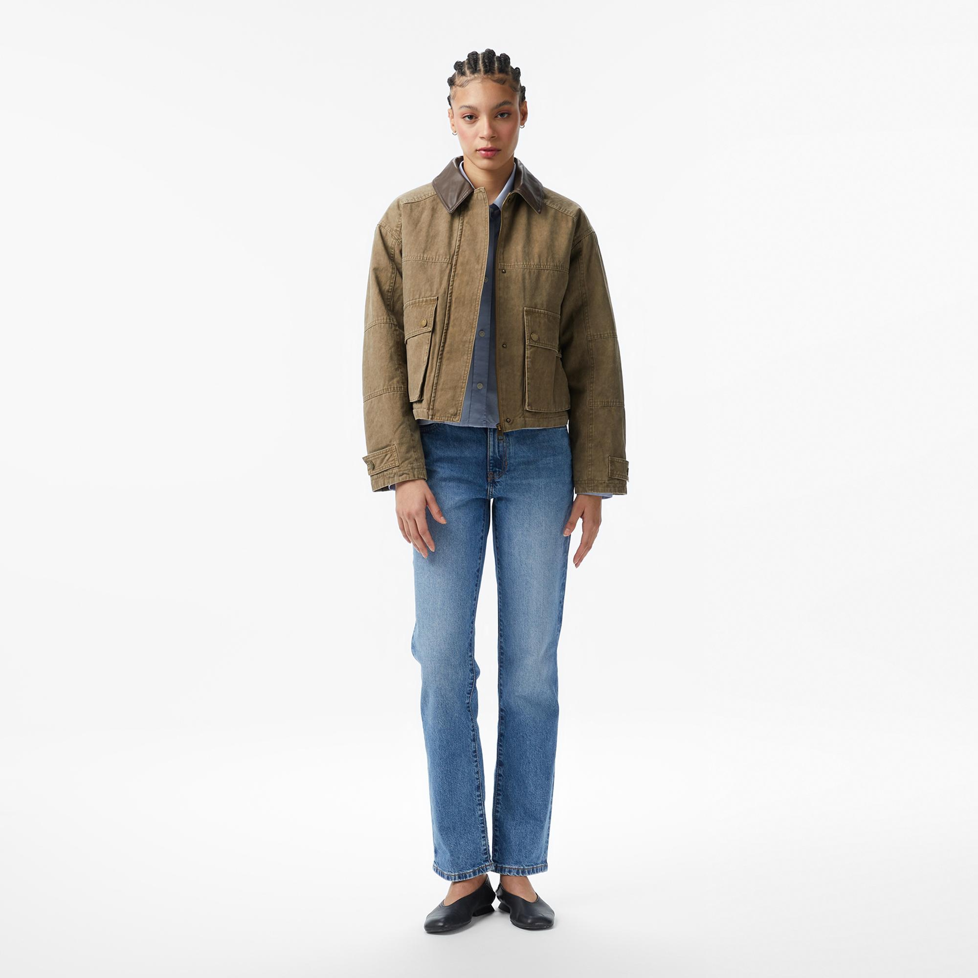 Guess Manon Kadın Yeşil Ceket