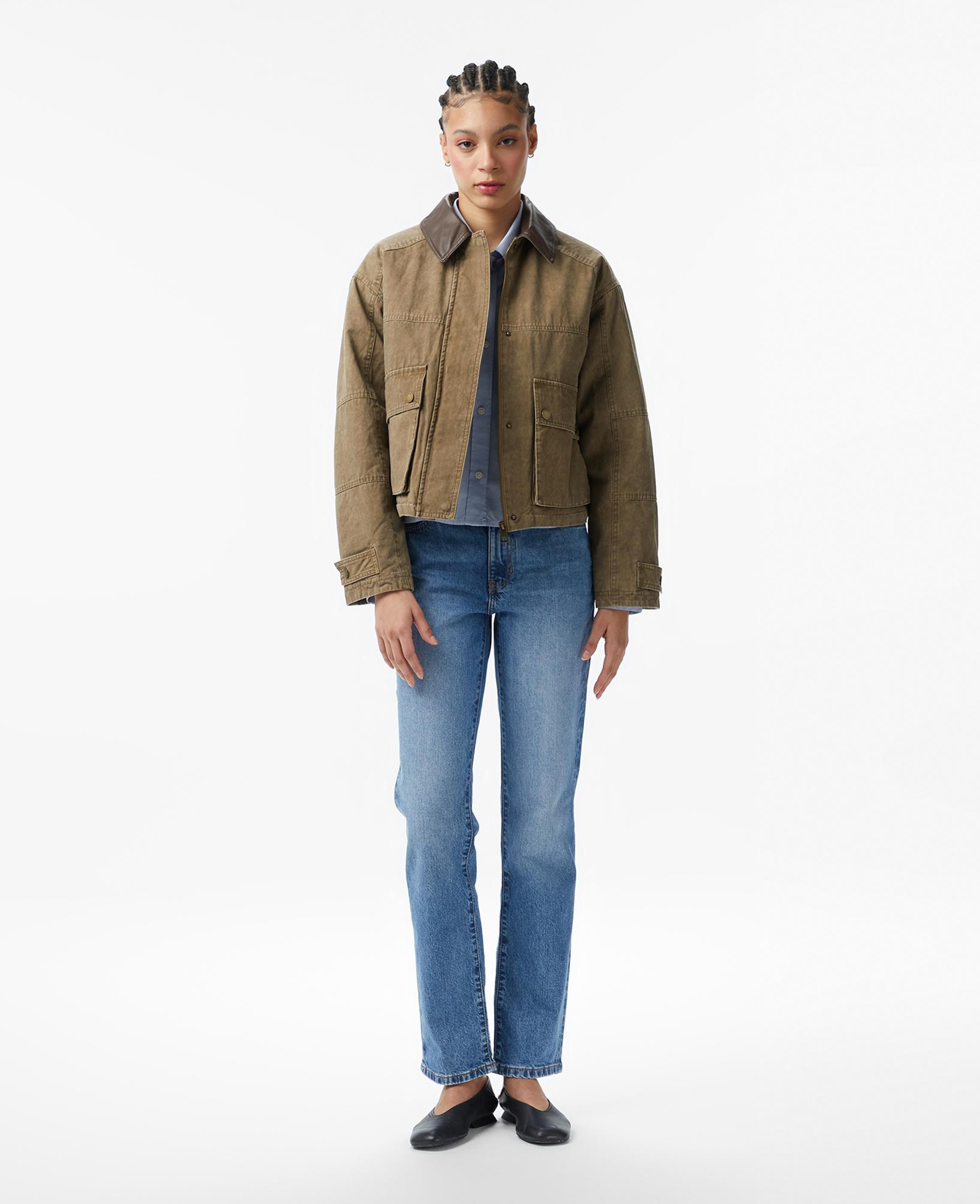 Guess Manon Kadın Yeşil Ceket