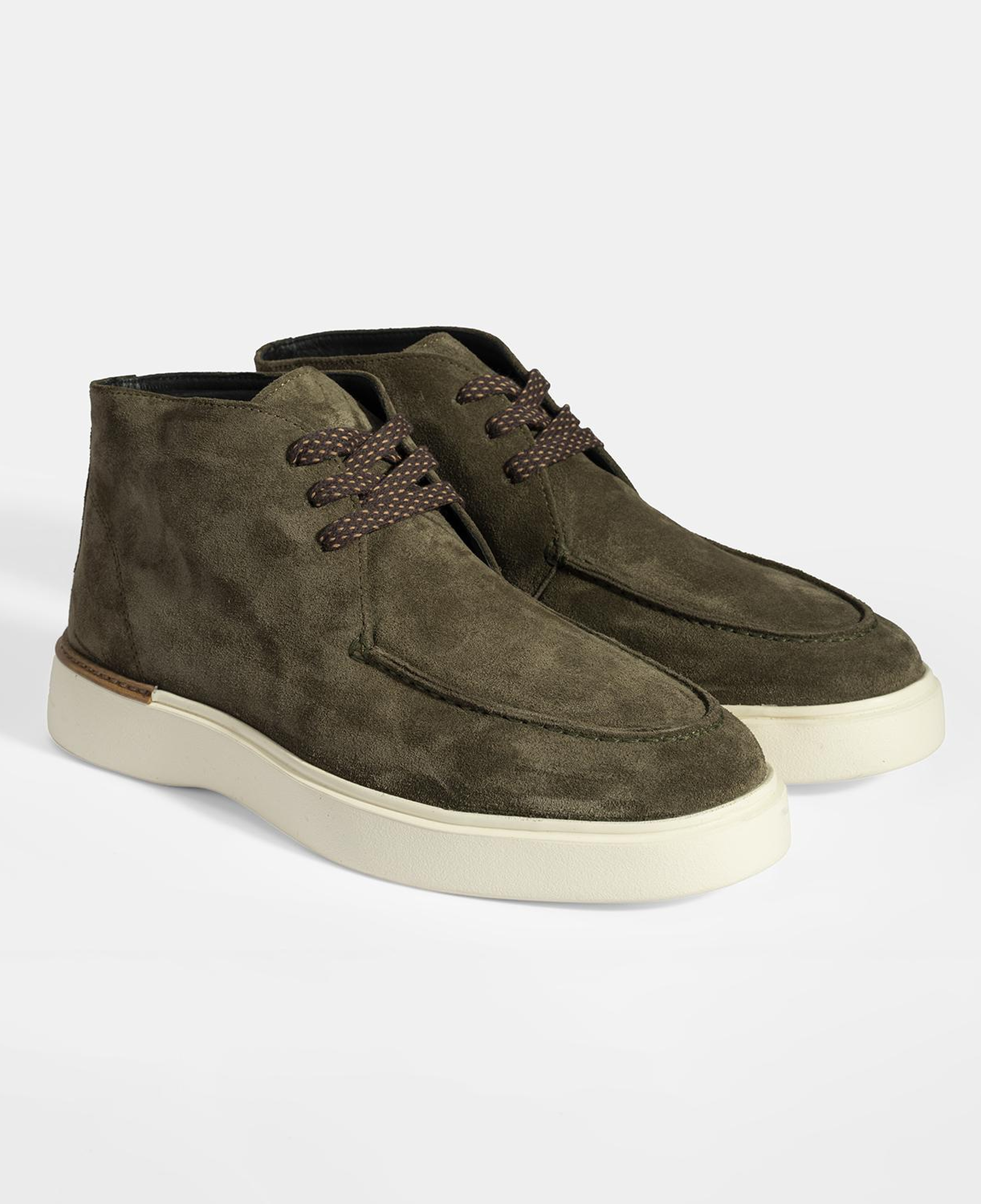 Erkek Yeşil Bağcıklı Süet Bot