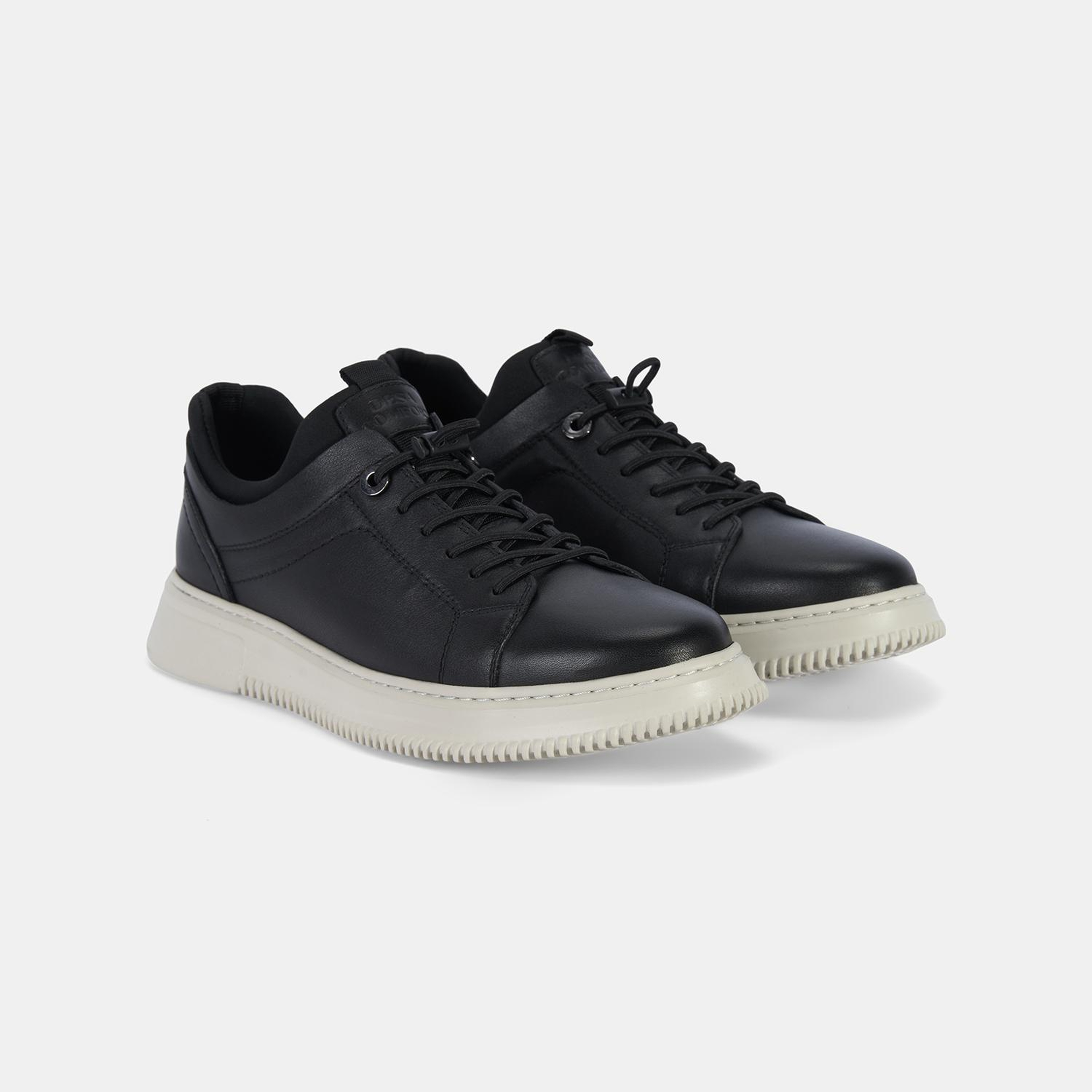 Erkek Siyah DesaComfort Deri Sneaker