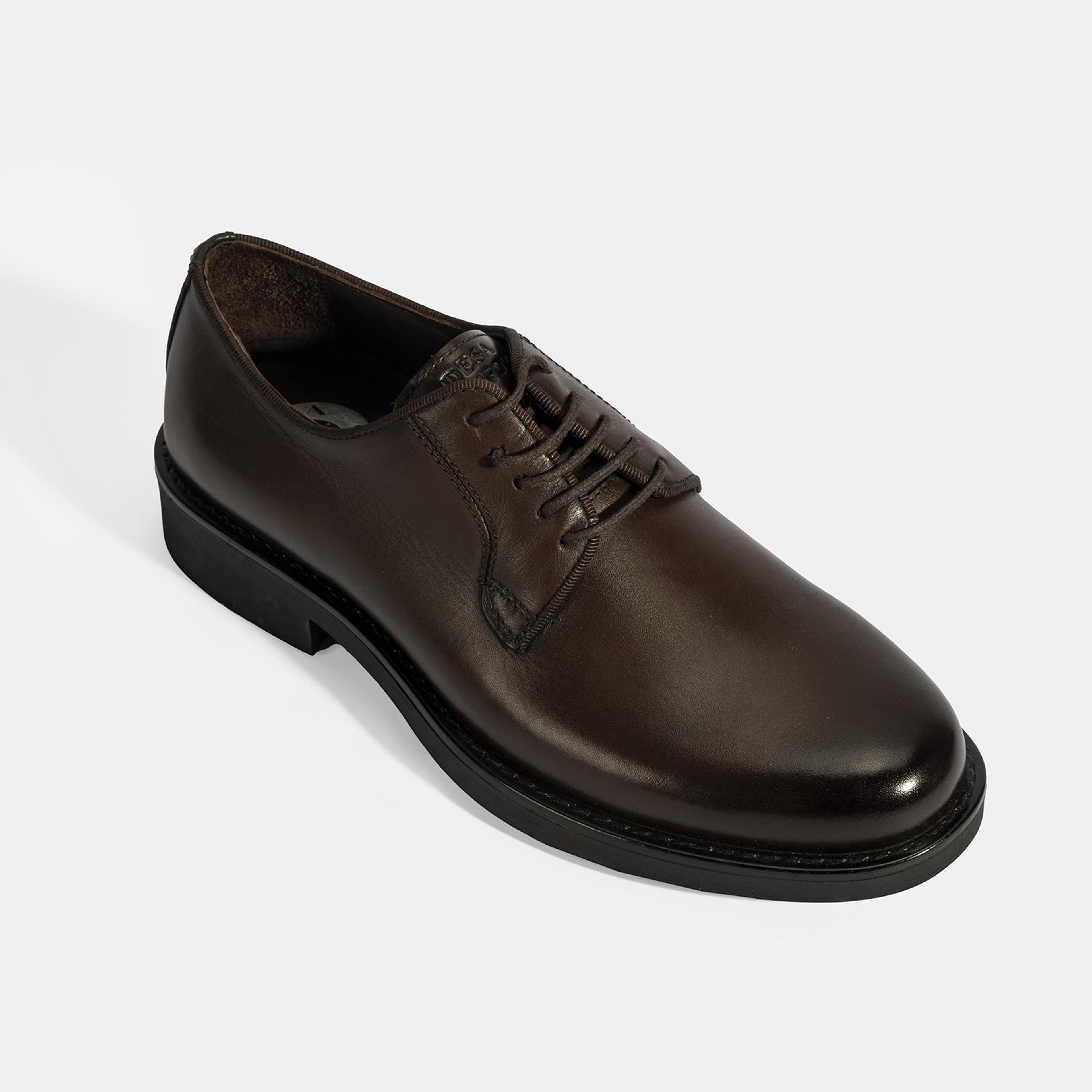 Erkek Kahve DesaComfort Klasik Deri Ayakkabı