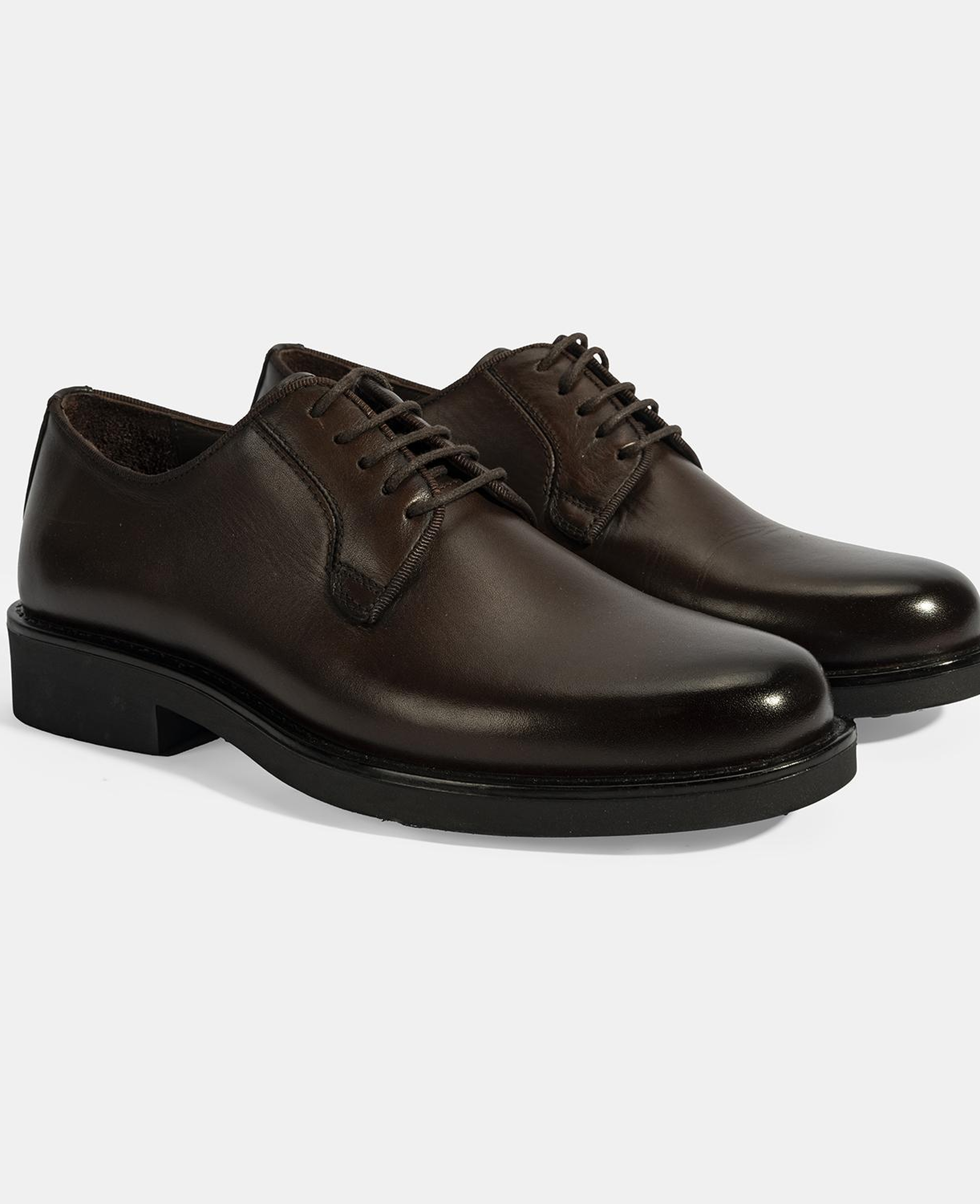 Erkek Kahve DesaComfort Klasik Deri Ayakkabı