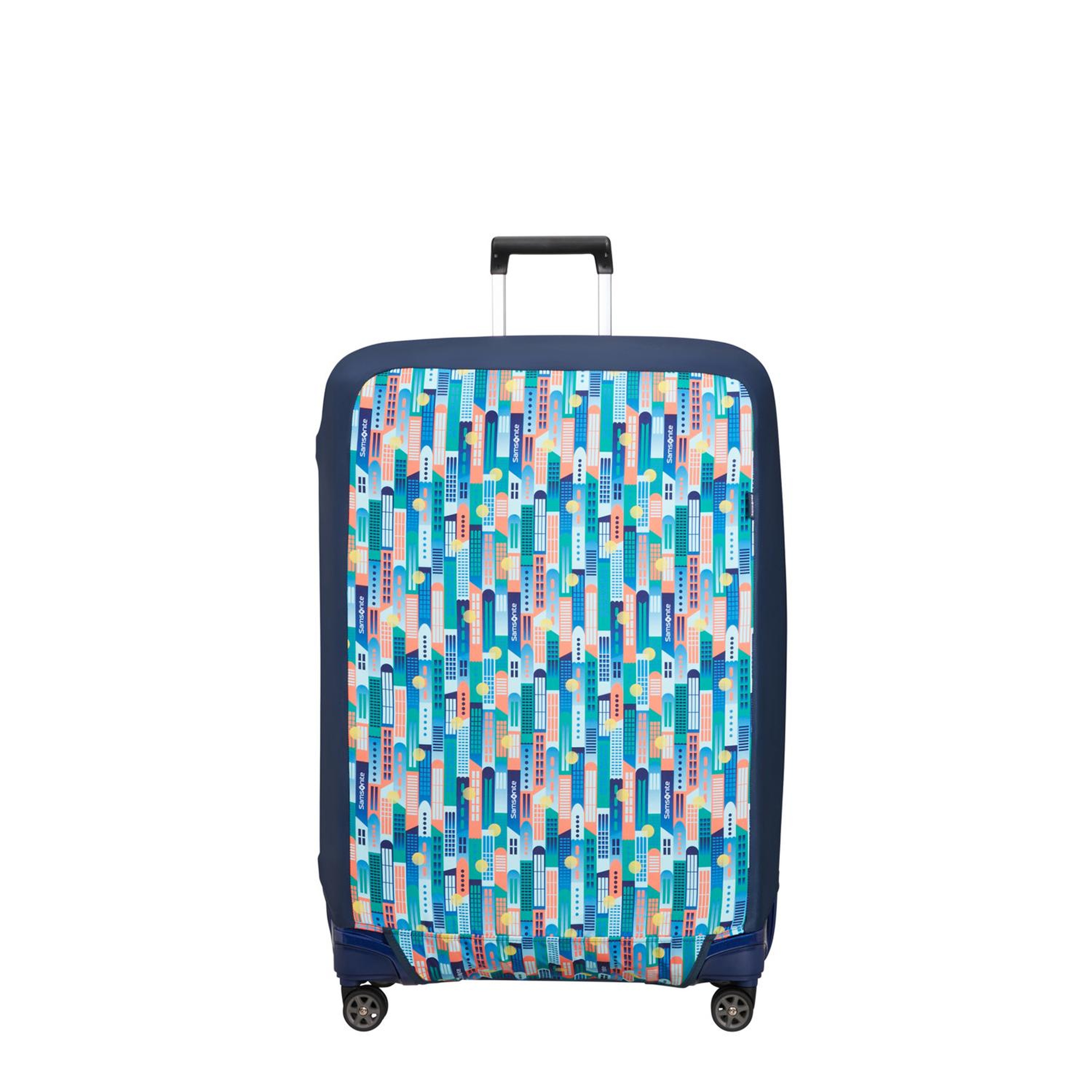 Samsonite Lacivert Desenli Ta Revolution Valiz Kılıfı (XL)
