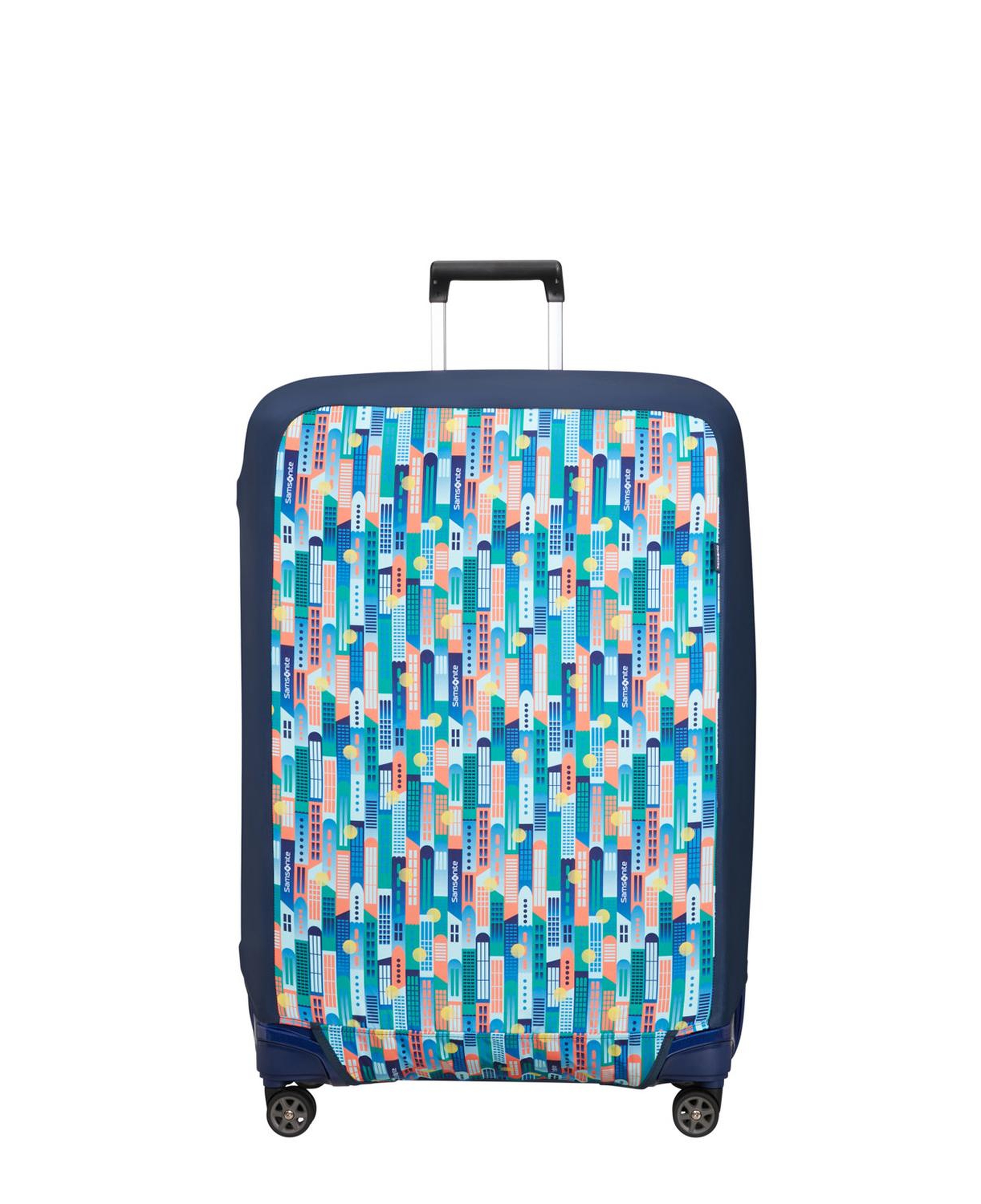 Samsonite Lacivert Desenli Ta Revolution Valiz Kılıfı (XL)