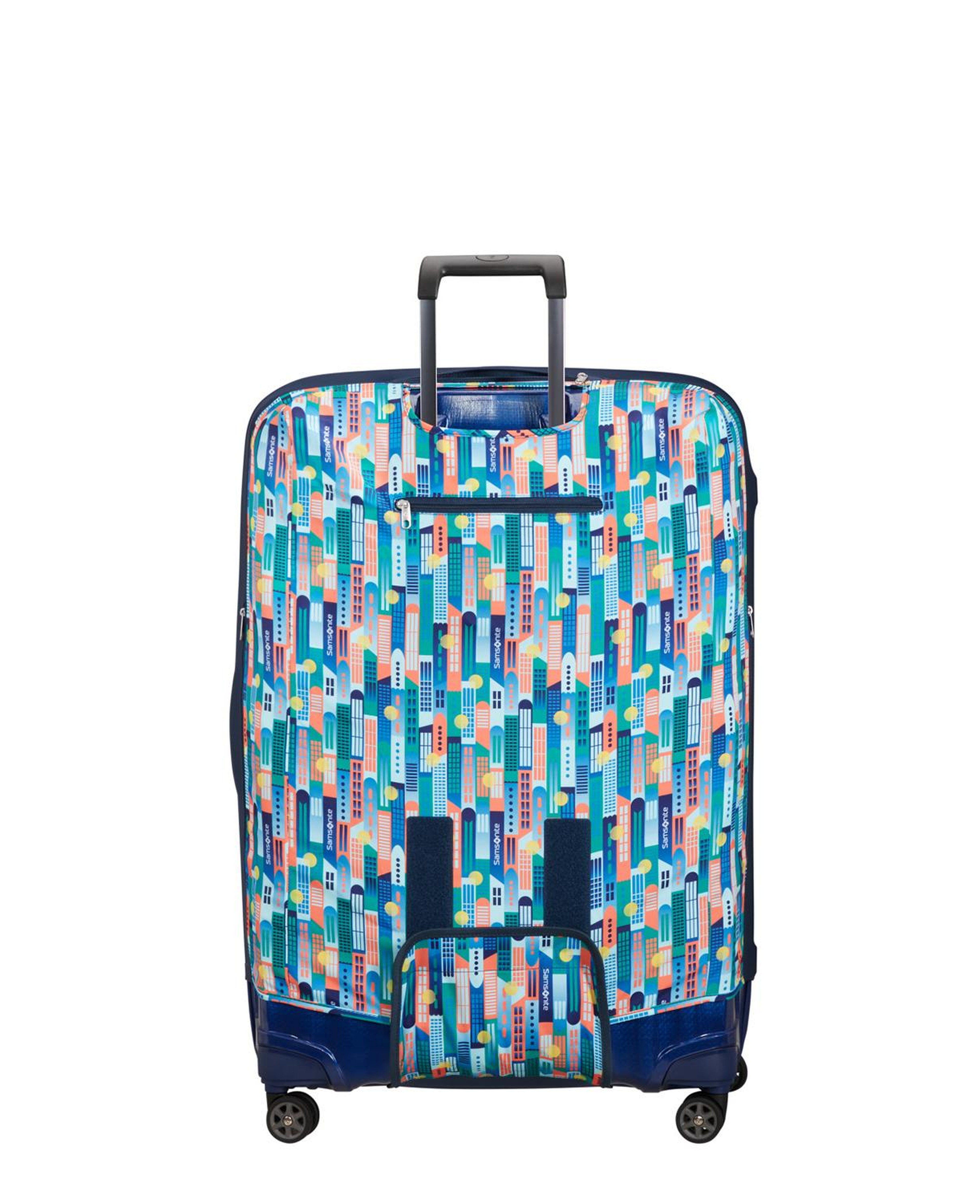 Samsonite Lacivert Desenli Ta Revolution Valiz Kılıfı (XL)