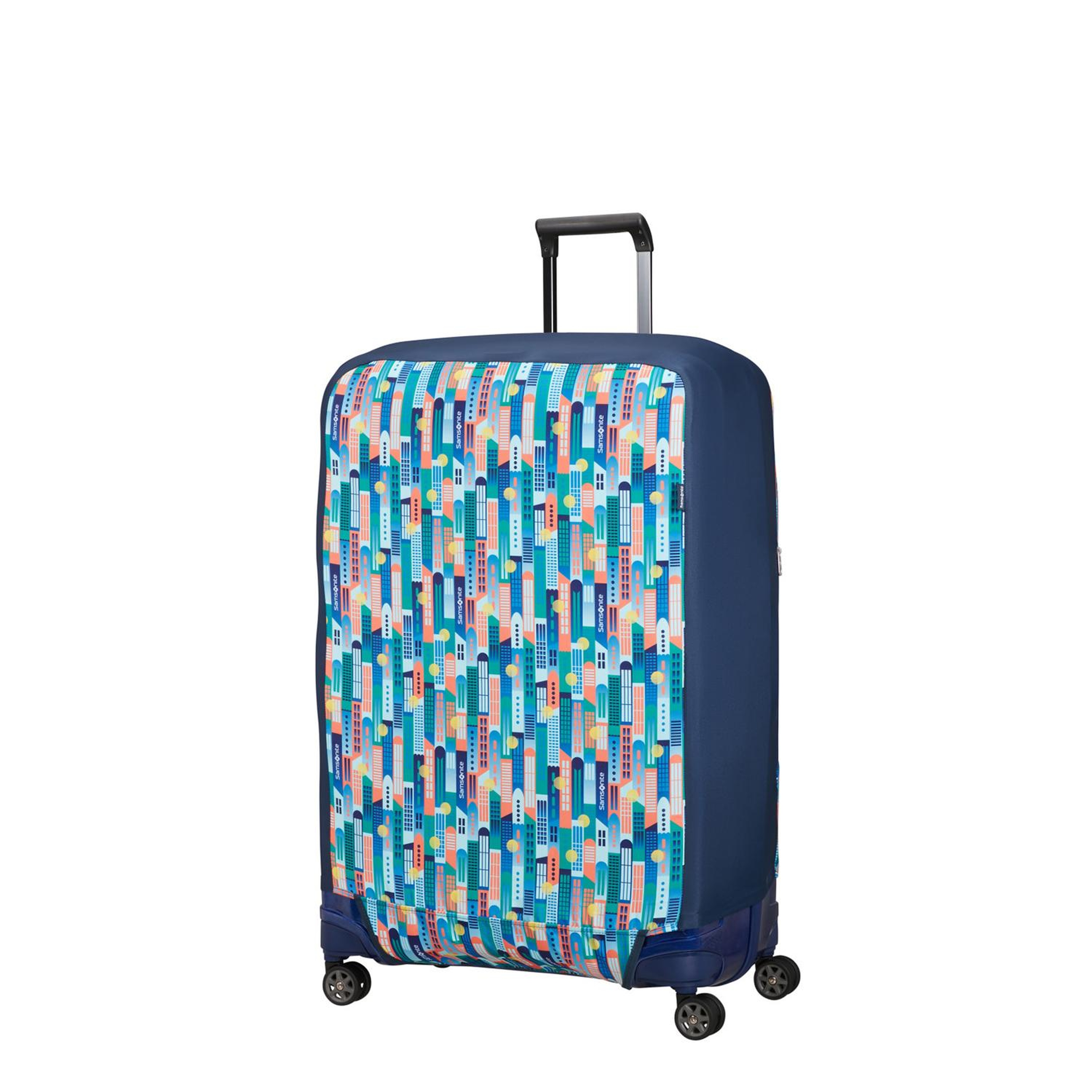 Samsonite Lacivert Desenli Ta Revolution Valiz Kılıfı (XL)