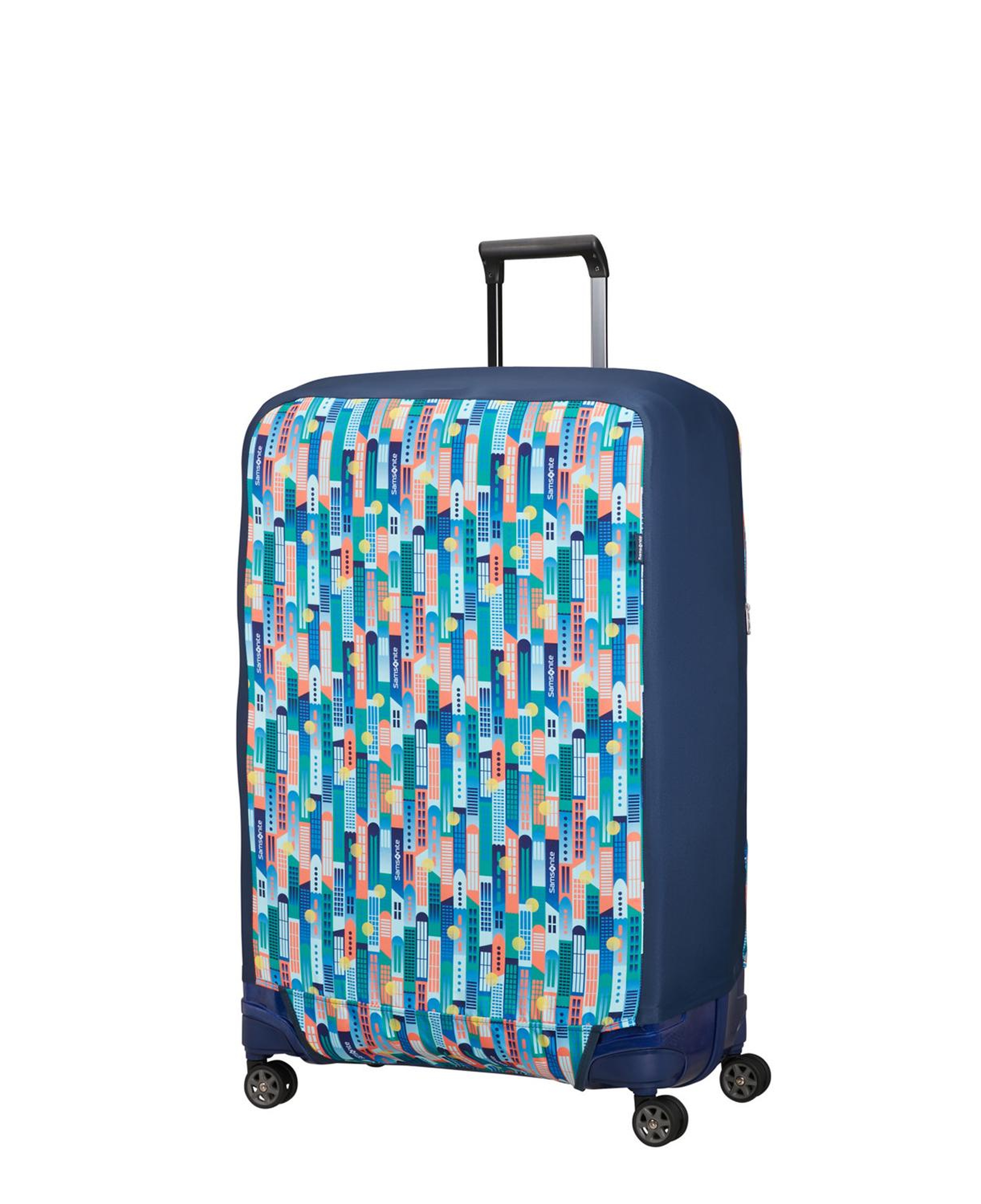 Samsonite Lacivert Desenli Ta Revolution Valiz Kılıfı (XL)