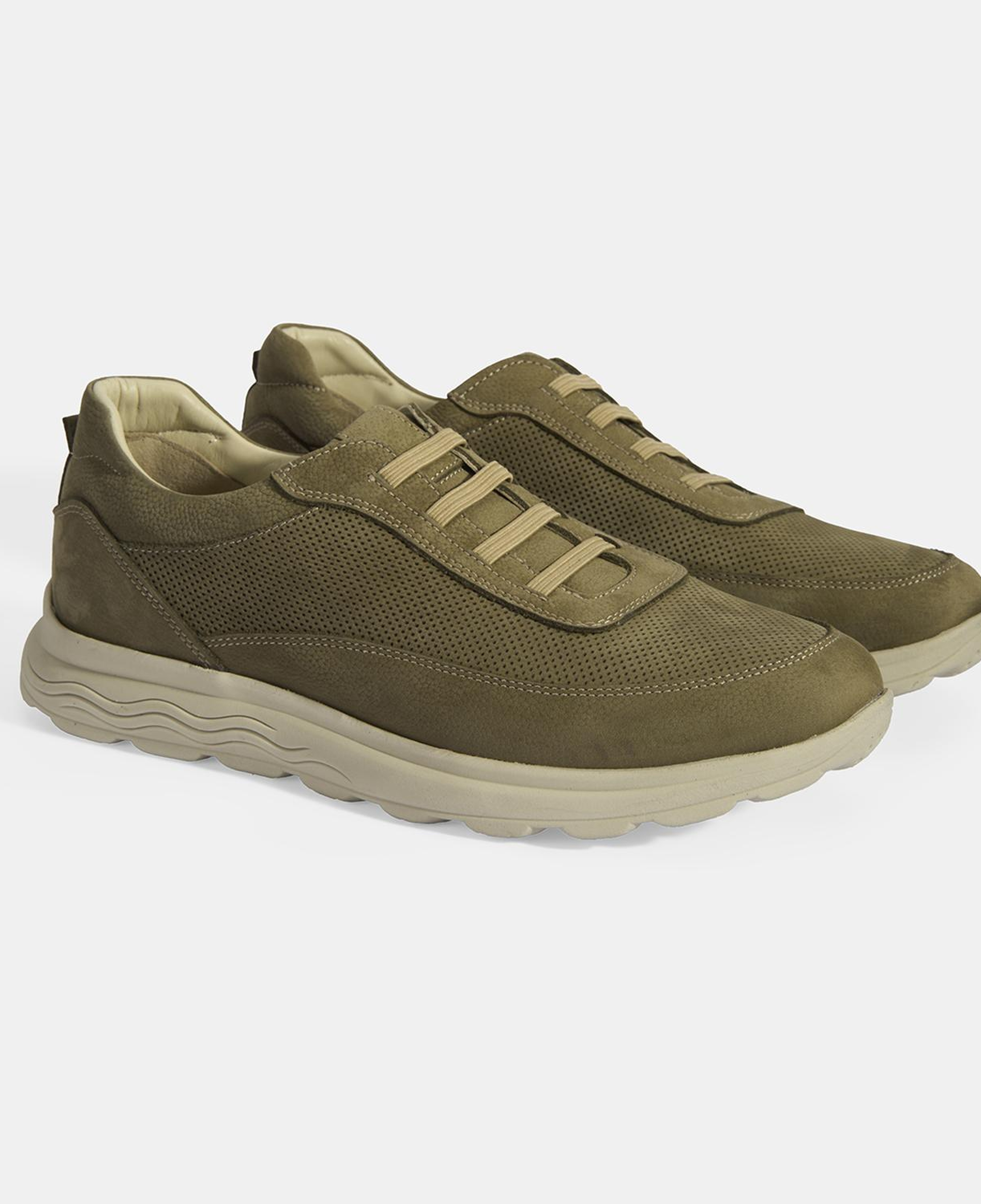 Erkek Yeşil DesaComfort Nubuk Deri Günlük Ayakkabı