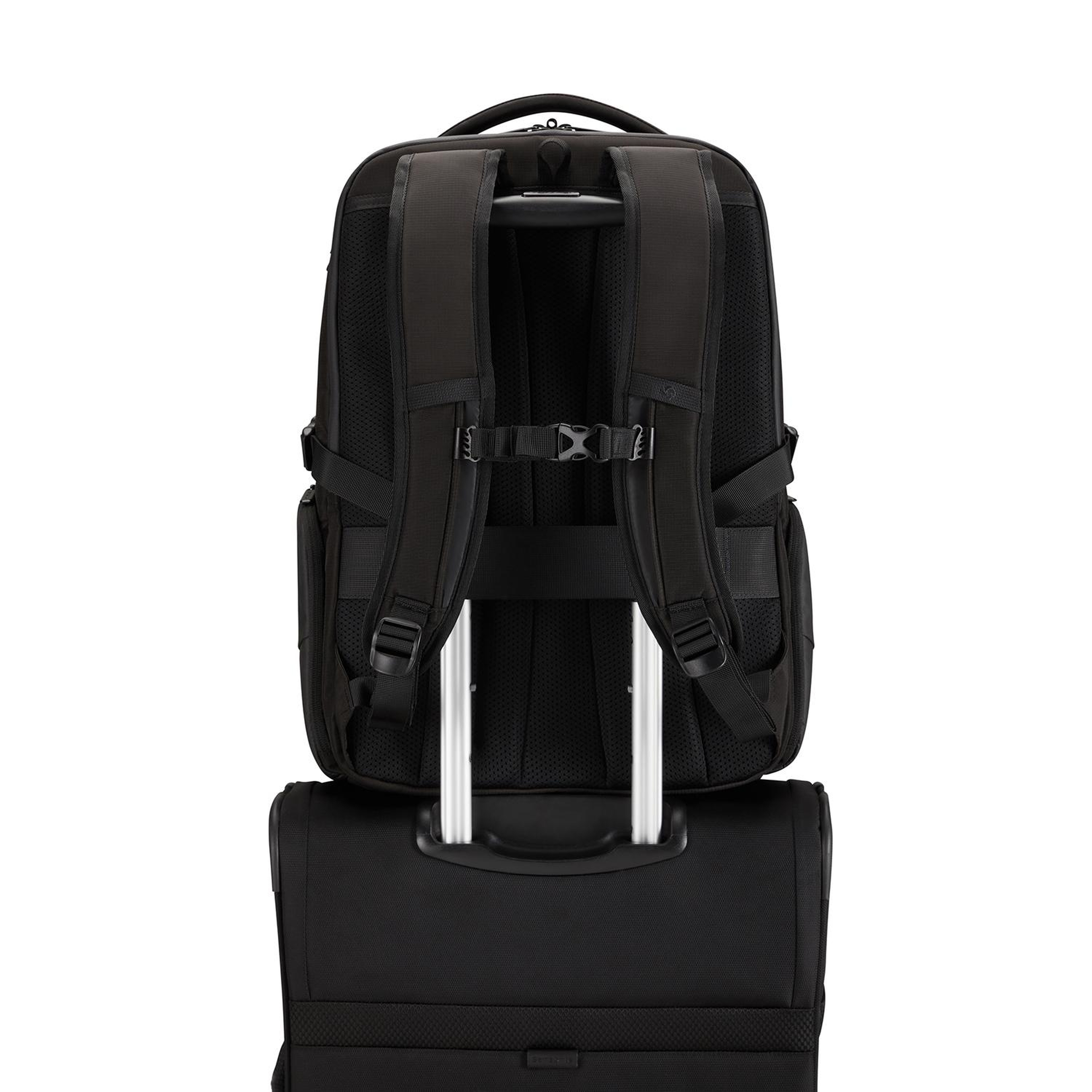Samsonite Siyah Biz2go - Körüklü Sırt Çantası 17.3" Overnıght