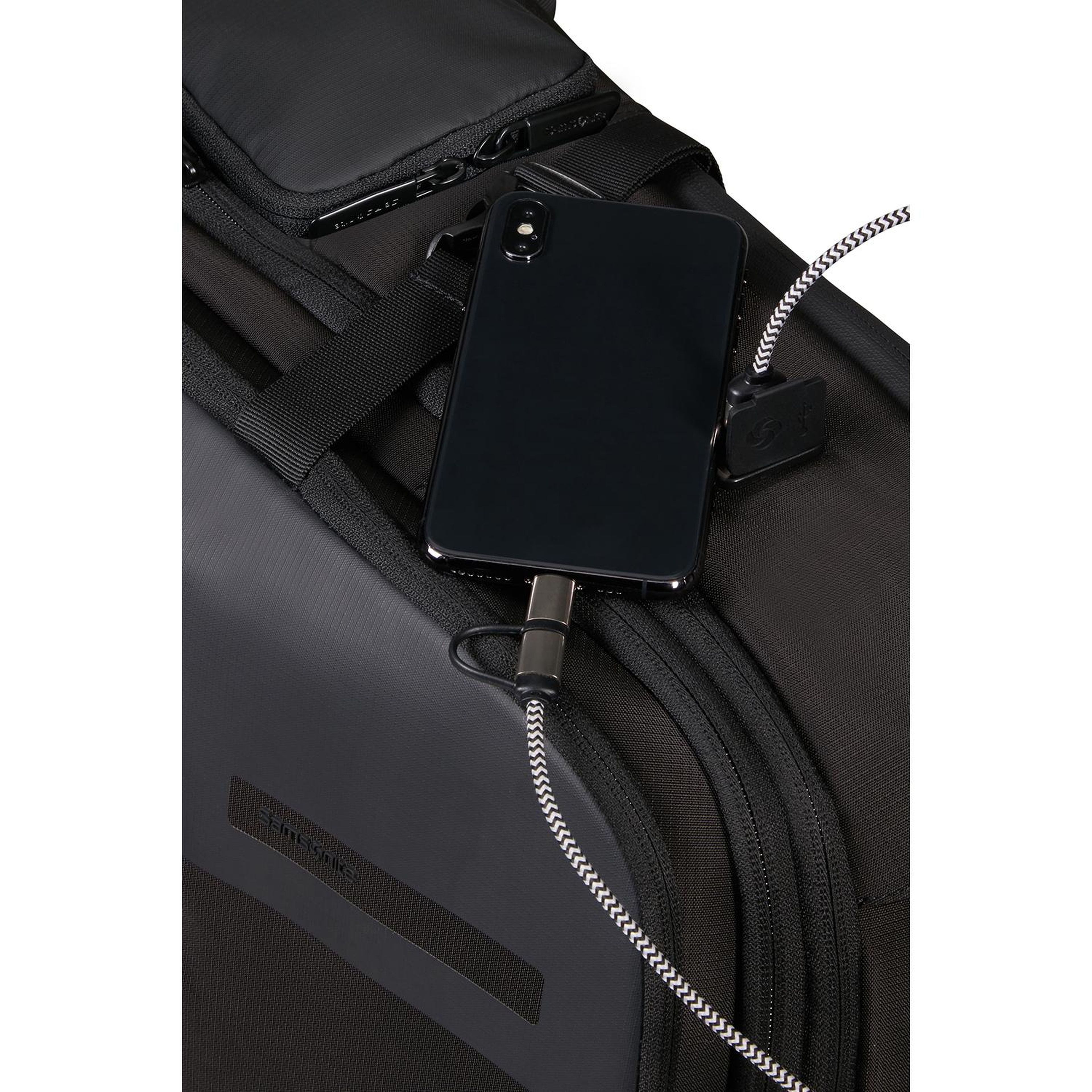 Samsonite Siyah Biz2go - Körüklü Sırt Çantası 17.3" Overnıght
