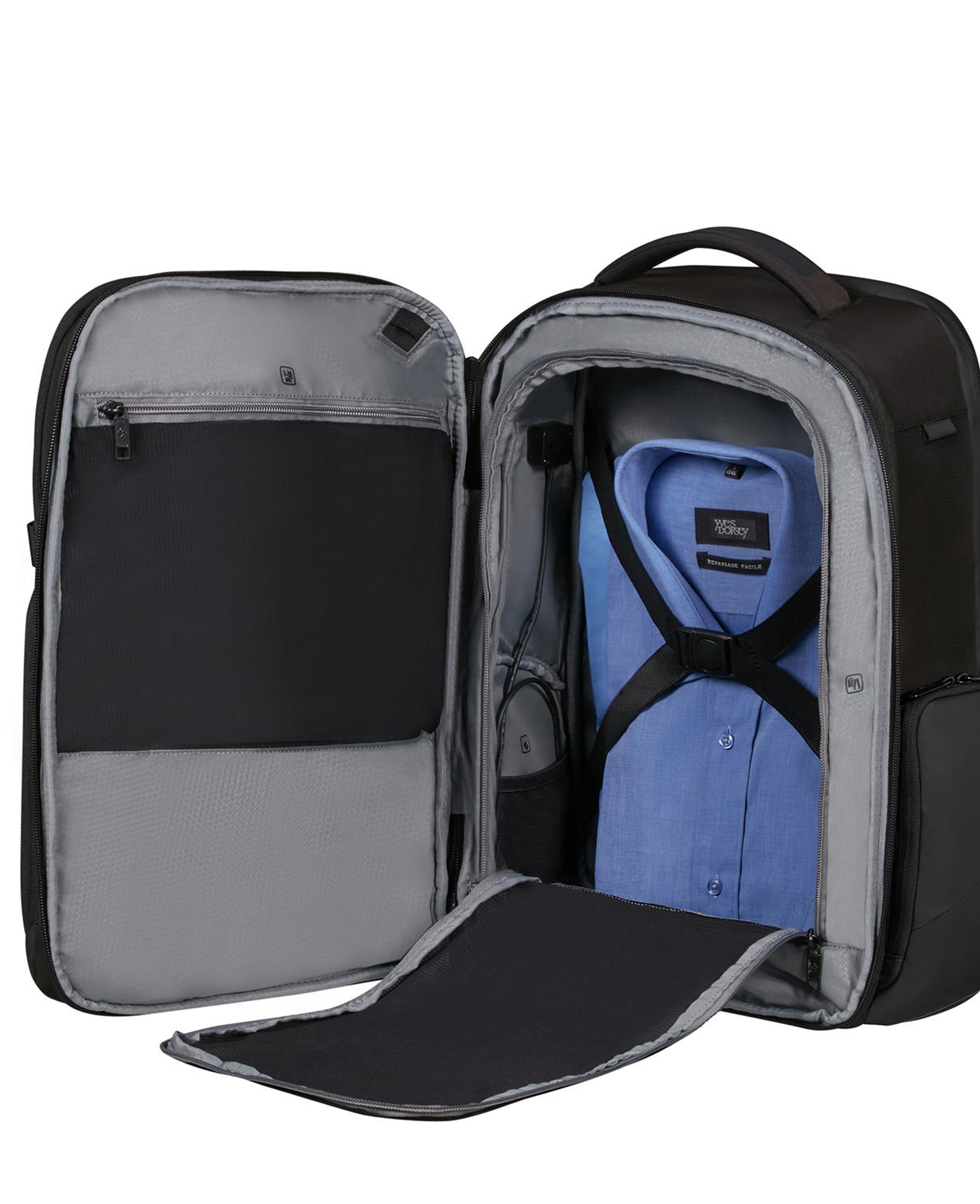 Samsonite Siyah Biz2go - Körüklü Sırt Çantası 17.3" Overnıght