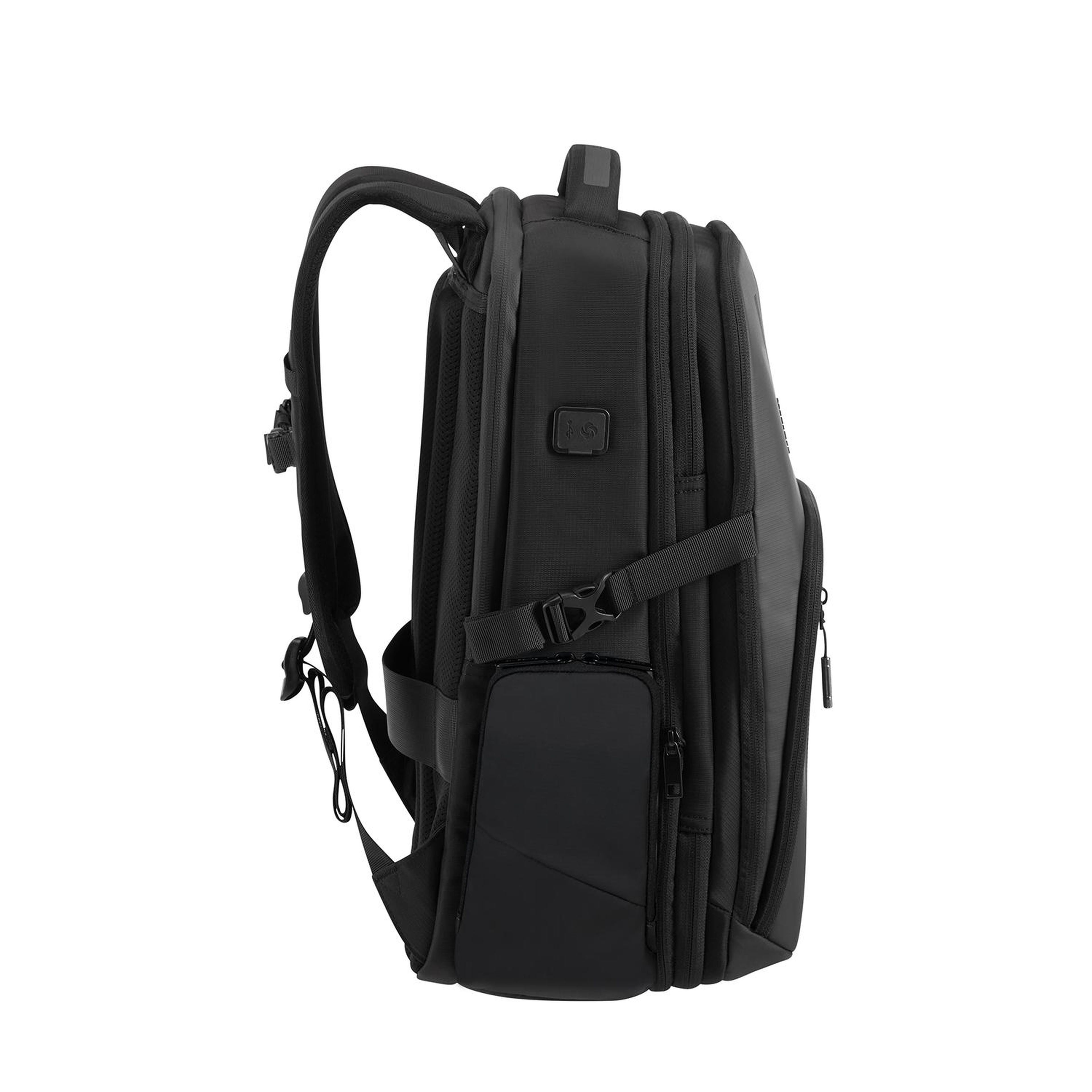 Samsonite Siyah Biz2go - Körüklü Sırt Çantası 17.3" Overnıght